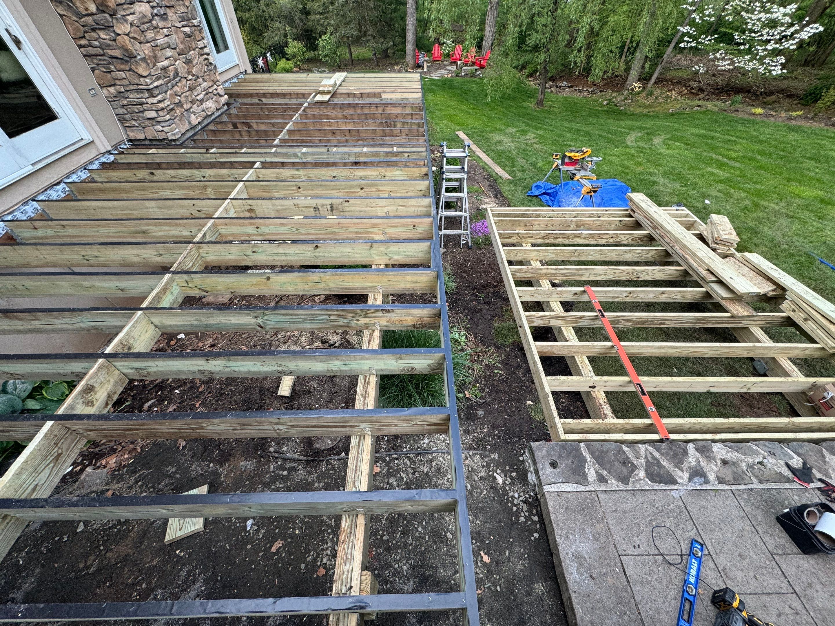 Deck Resurface with Extension by deck guardian