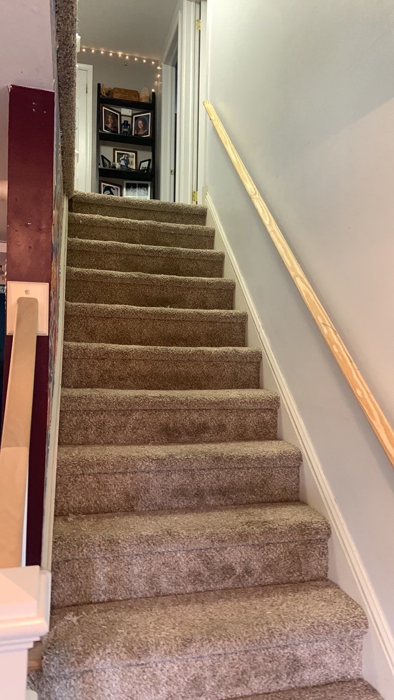 Interior Handrail Replacement using Newel Post & Handrails by A1 NERDY HOMES LLC