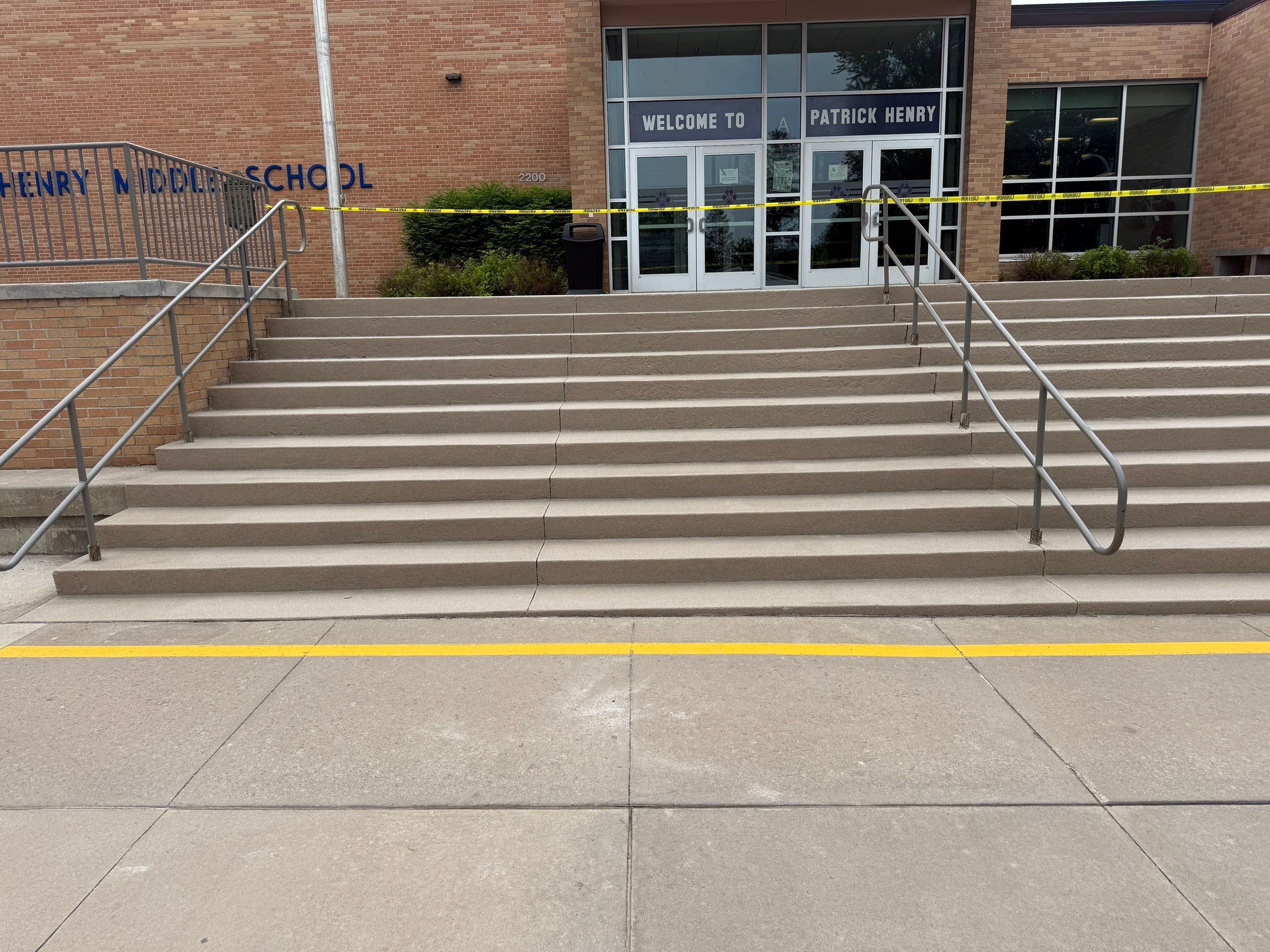 Concrete Stair Repair and Protective Coating in Sioux Falls by Select Painting, Coatings & Garage Cabinets