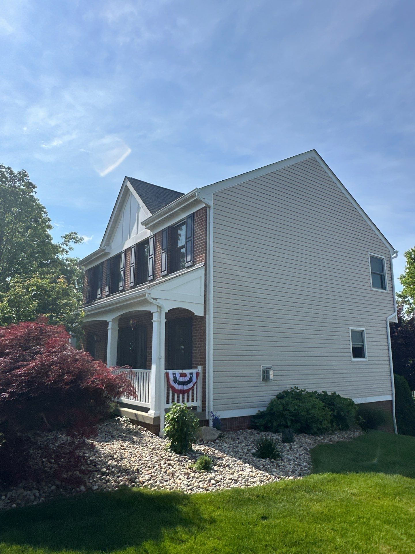 Complete Hardie Siding Replacement and Deck with pergola in Eighty Four by Cousins Roofing Siding & Decks