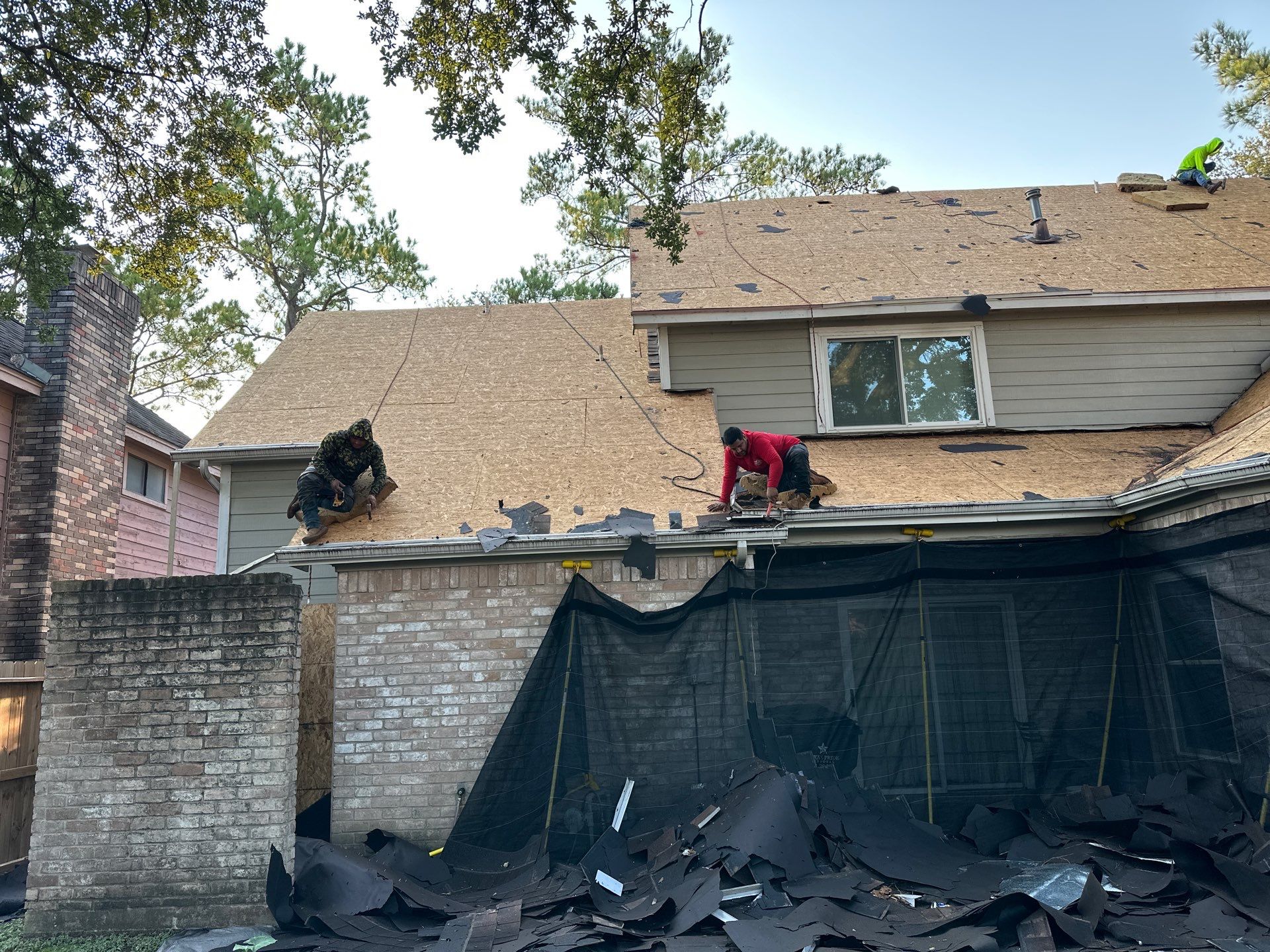 Project in Houston by Motion Roofing