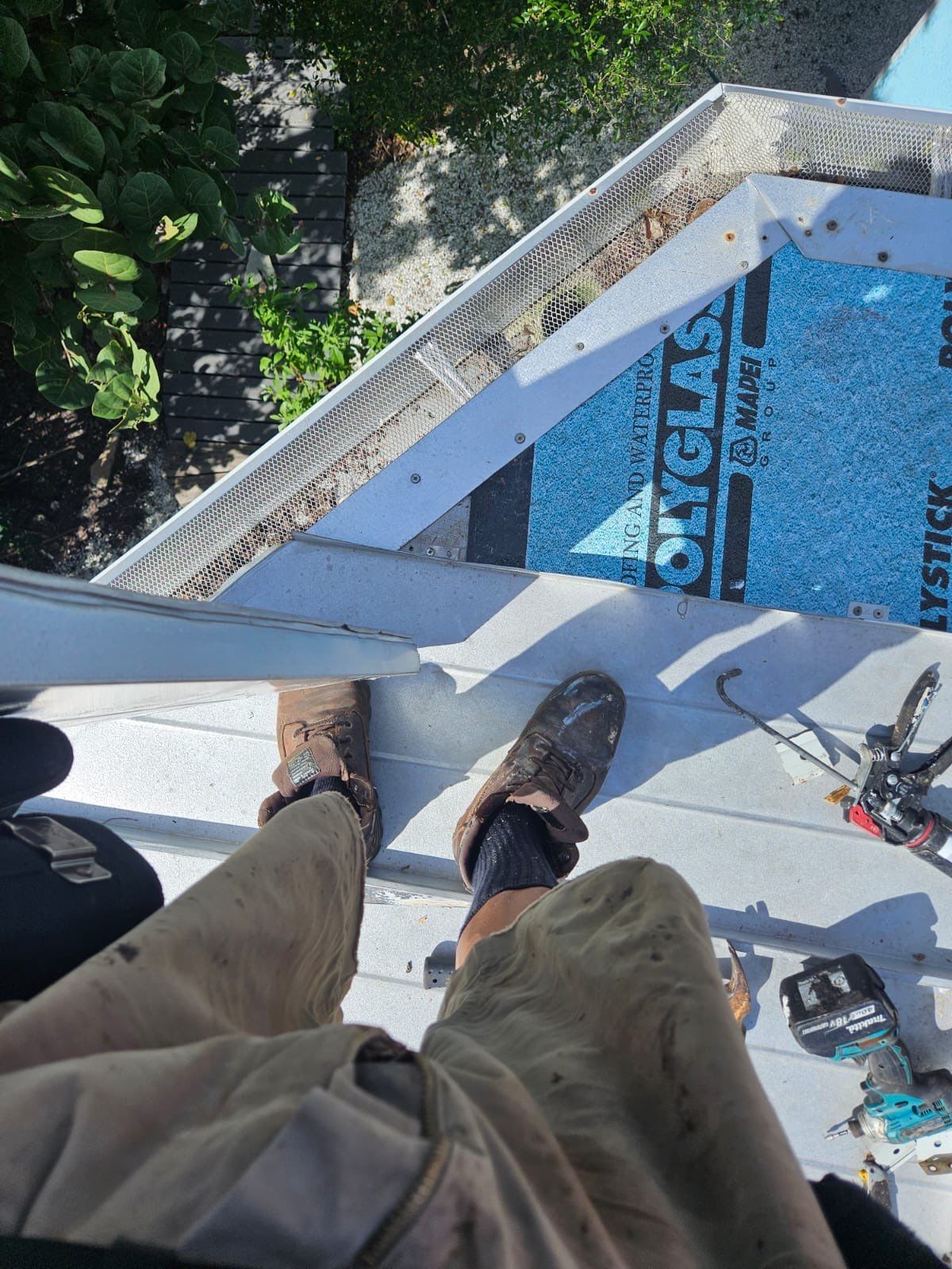 Residential Roofing Repair using Gulf Coast Metals Gulf Seam Panels by Four Peaks Roofing