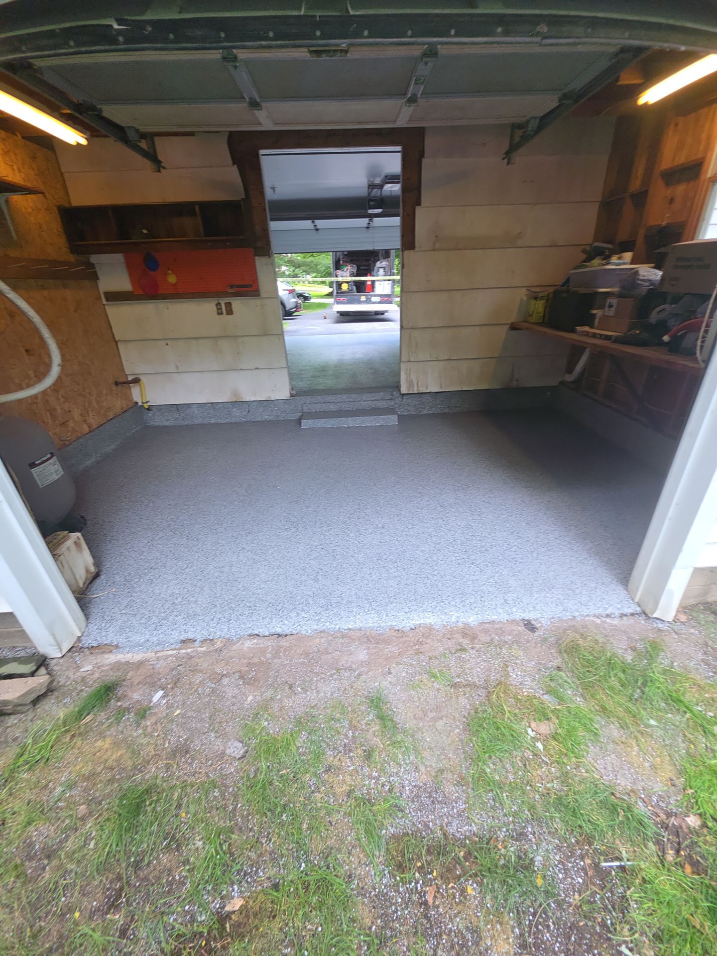 Earth Effects Silver Spirits Garage Coating by NG Masonry & Construction LLC