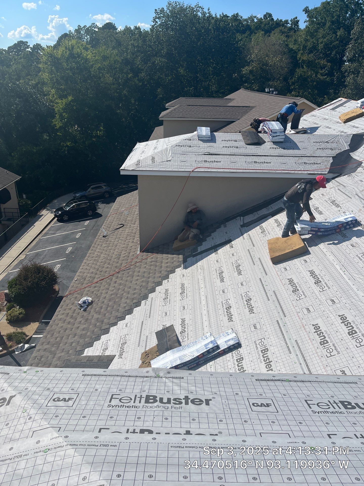 Multi-Unit Architectural Shingle Roof Replacement in Hot Springs Arkansas by Temple Roofing and Exteriors