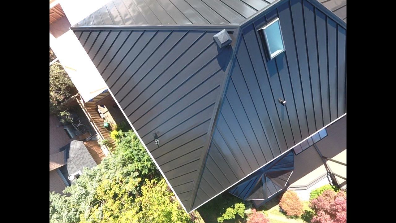 Standing Seam Metal Roof - Custom Coping and Flashing  by Jay Carter Roofing & Sheet Metal