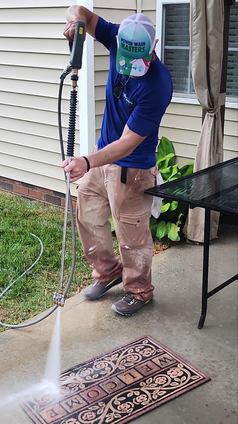 House Wash using cleaner by Power Wash Masters LLC