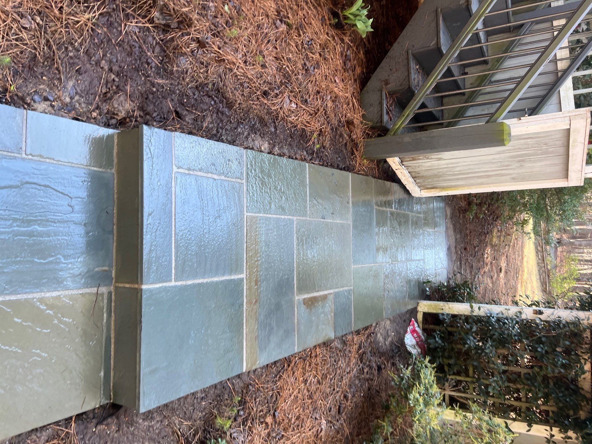 travertine  using Concrete Sealant by DuraSeal