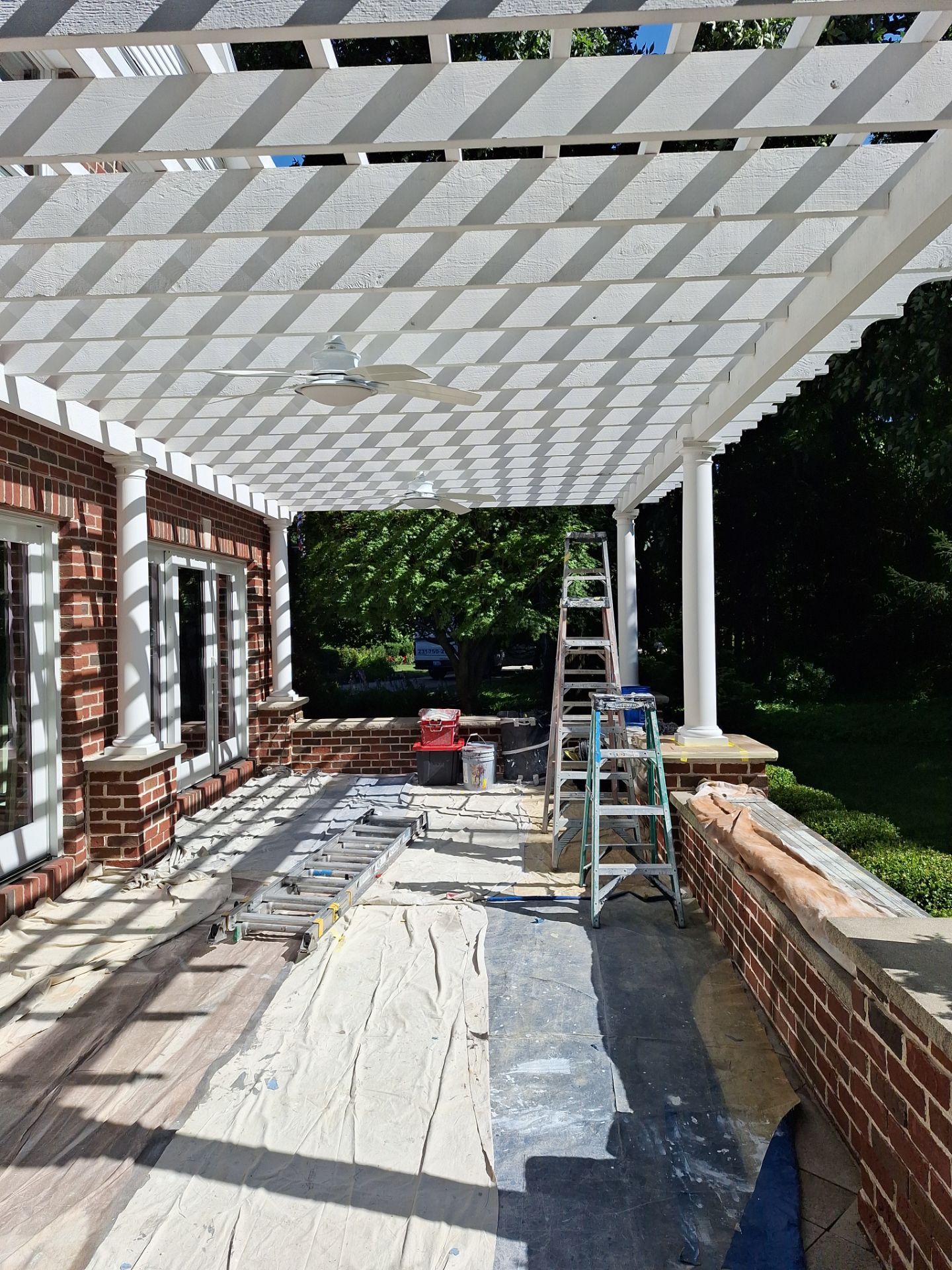 Pergola and Pillar painting by Gordon Painting
