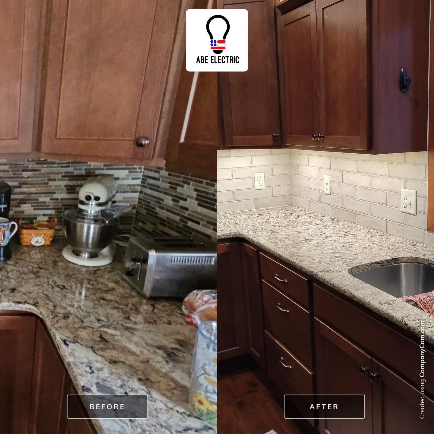 Kitchen Under and Upper Cabinet Lighting  by Abe Electric 