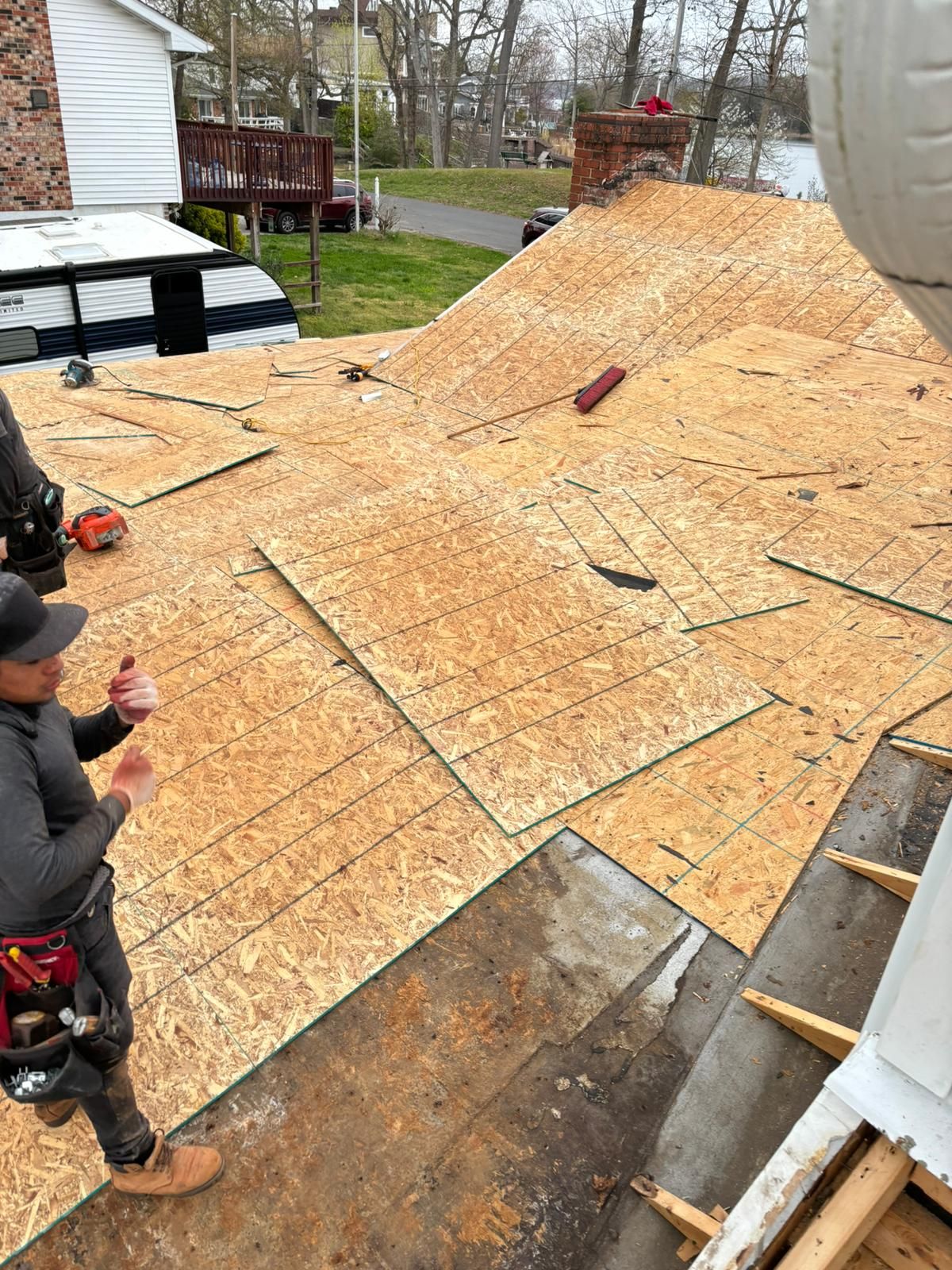 Roof Installation using GAF Timberline HDZ by ExteriorPros