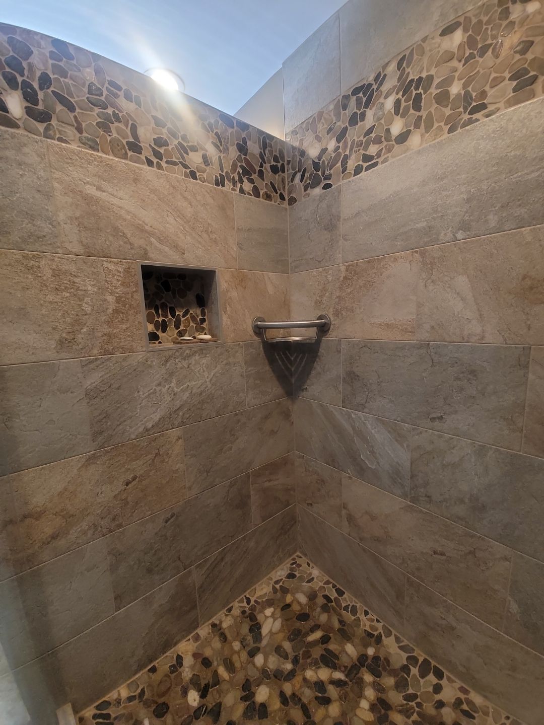 Holly Springs Stunning Shower Remodel by Elite Remodeling and Design LLC