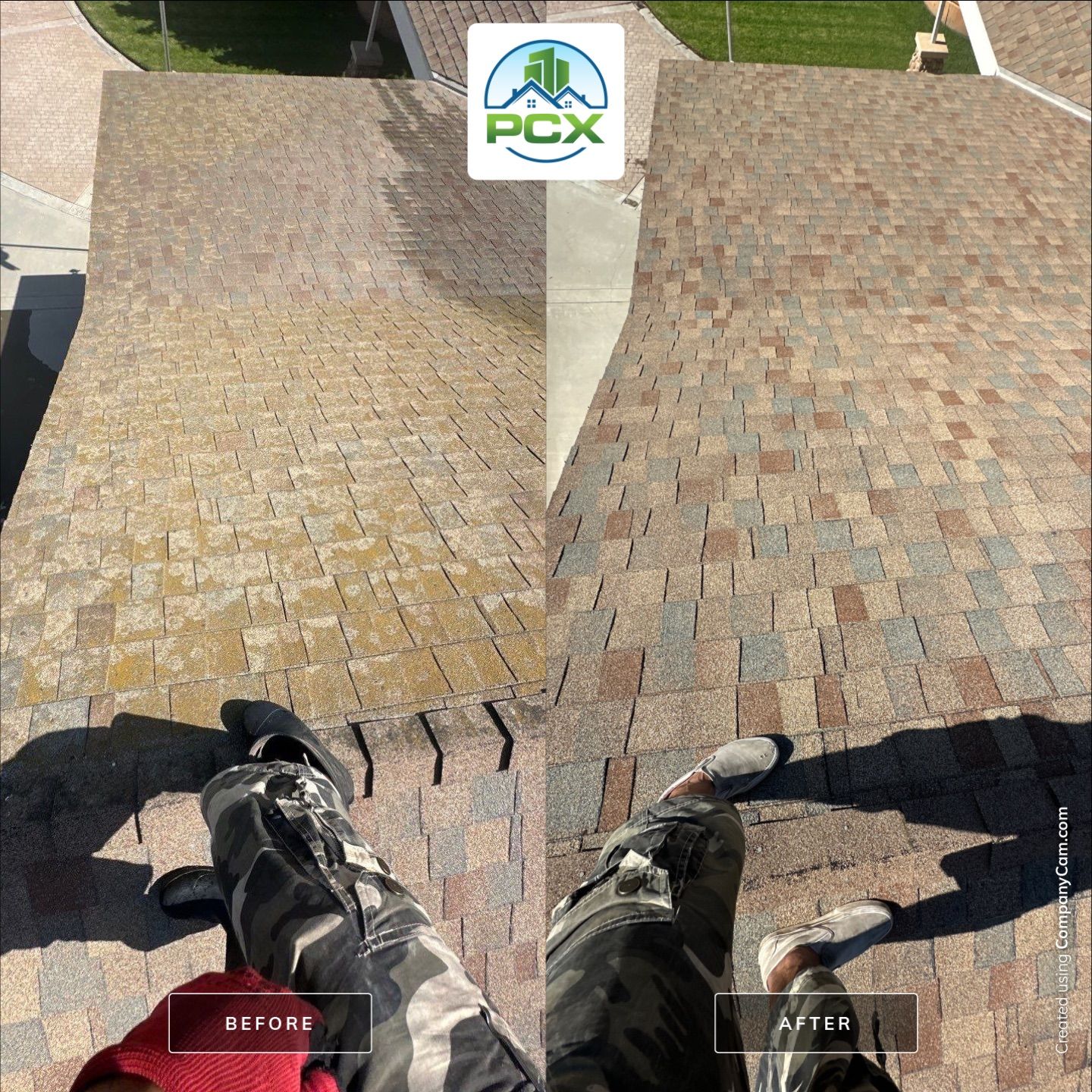 Norco Shingle Roof Soft Wash by Property Cleaning Experts, LLC