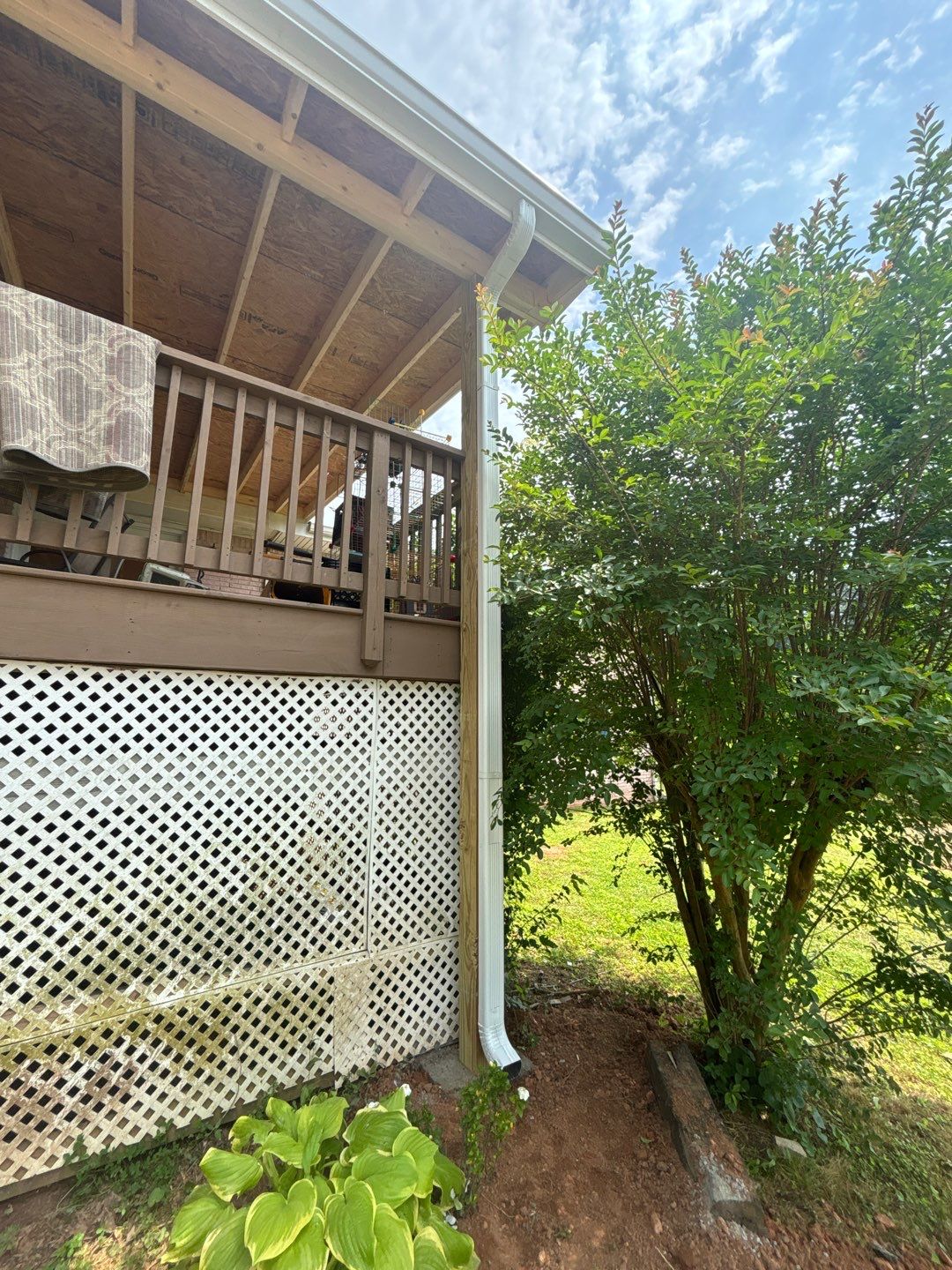 Cover porch by Deerfield Roofing LLC