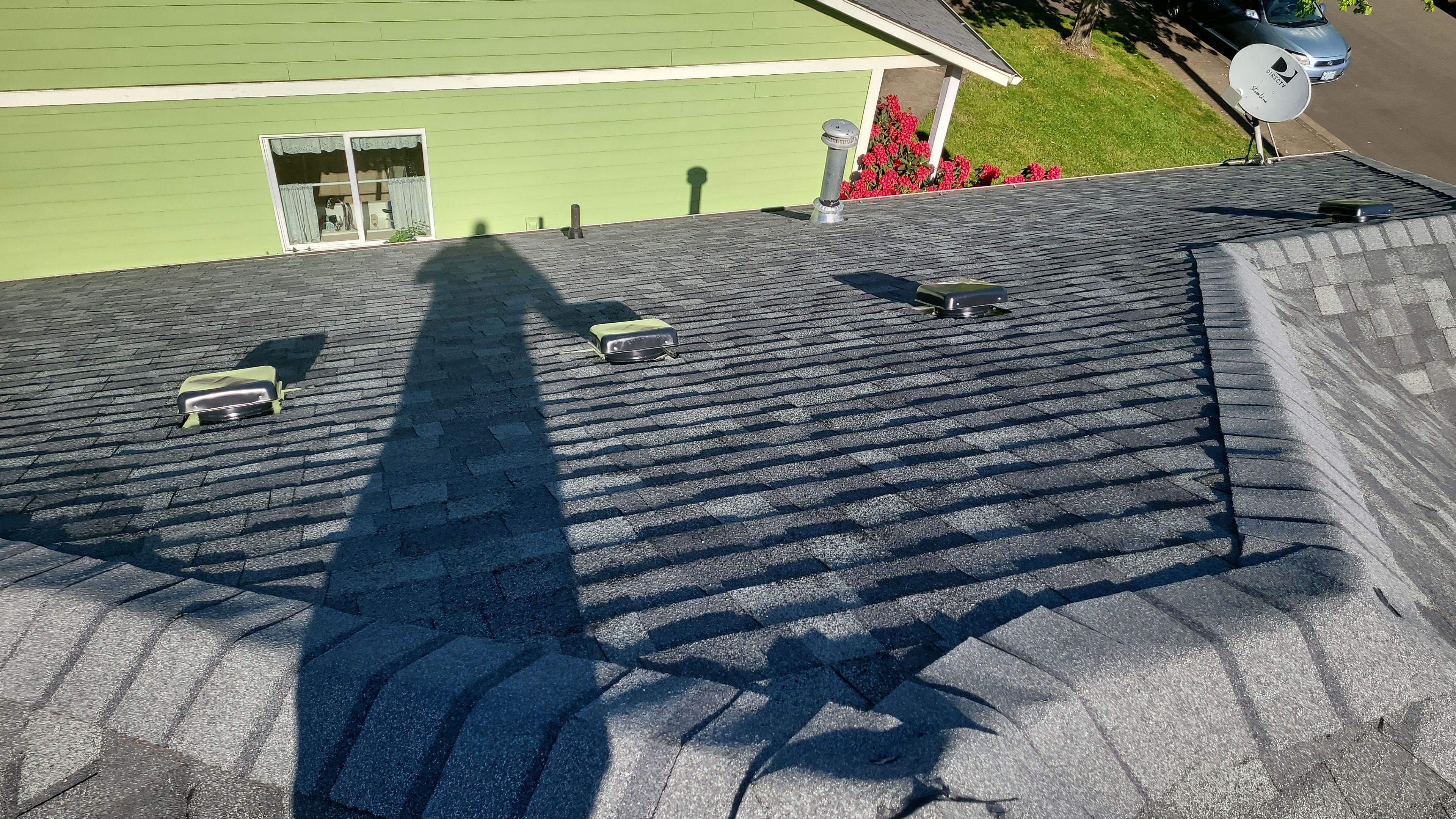 Residential Roofing Installation using Owens Corning Duration Shingles in Estate Gray. by BEST Roofing & Waterproofing