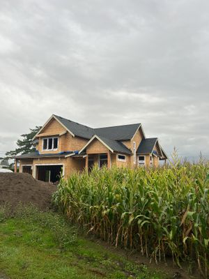 Residential Roofing Installation using GAF Charcoal HDZ