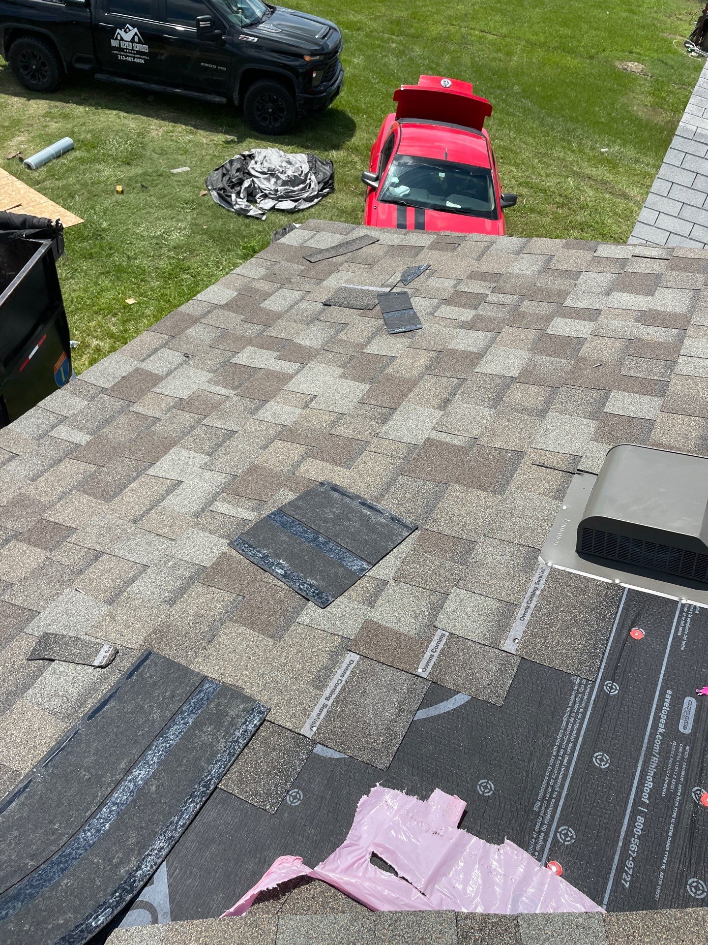 Residential Roofing Repair using Owen's Corning Duration (Lifetime) Shingles by Roof Repair Company