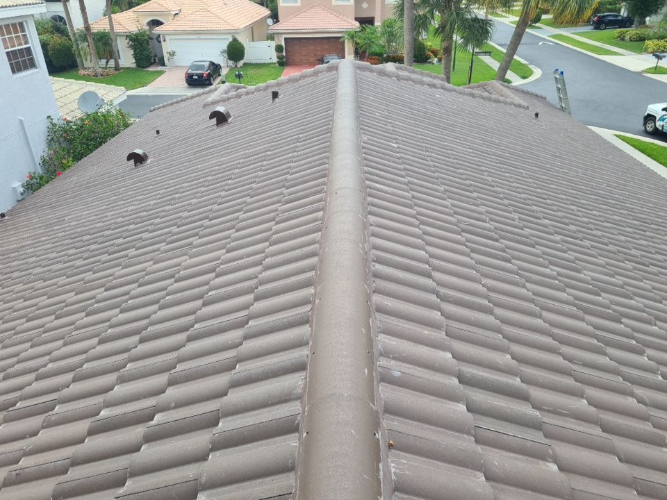 Residential Roofing Installation using Eagle Roofing Tile by BLUES BROTHERS ROOFING