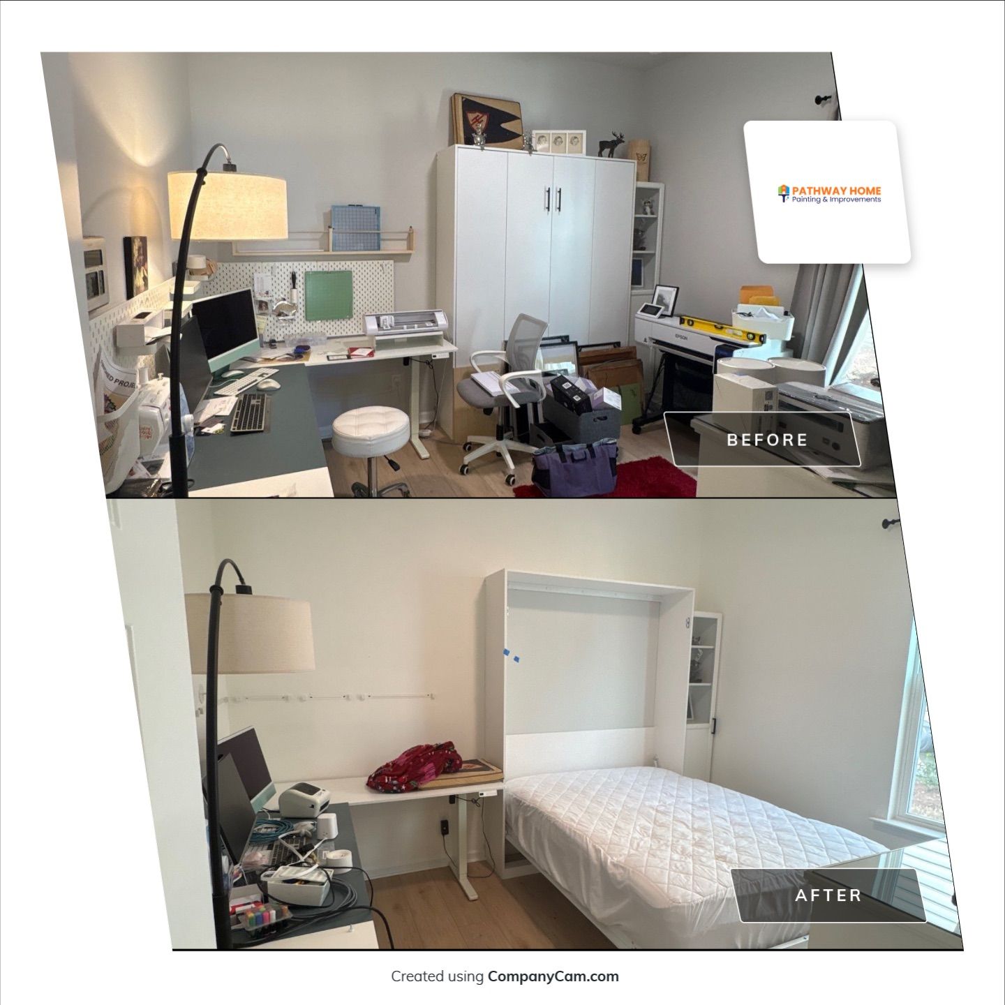 Another fresh interior transformation underway in Summerville 🎨 by Pathway Home Painting & Improvements