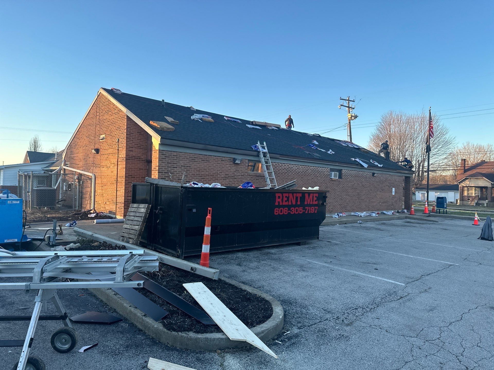 Residential Roofing Installation using GAF Timberline HDZ Charcoal by Nitro Roofing and Construction