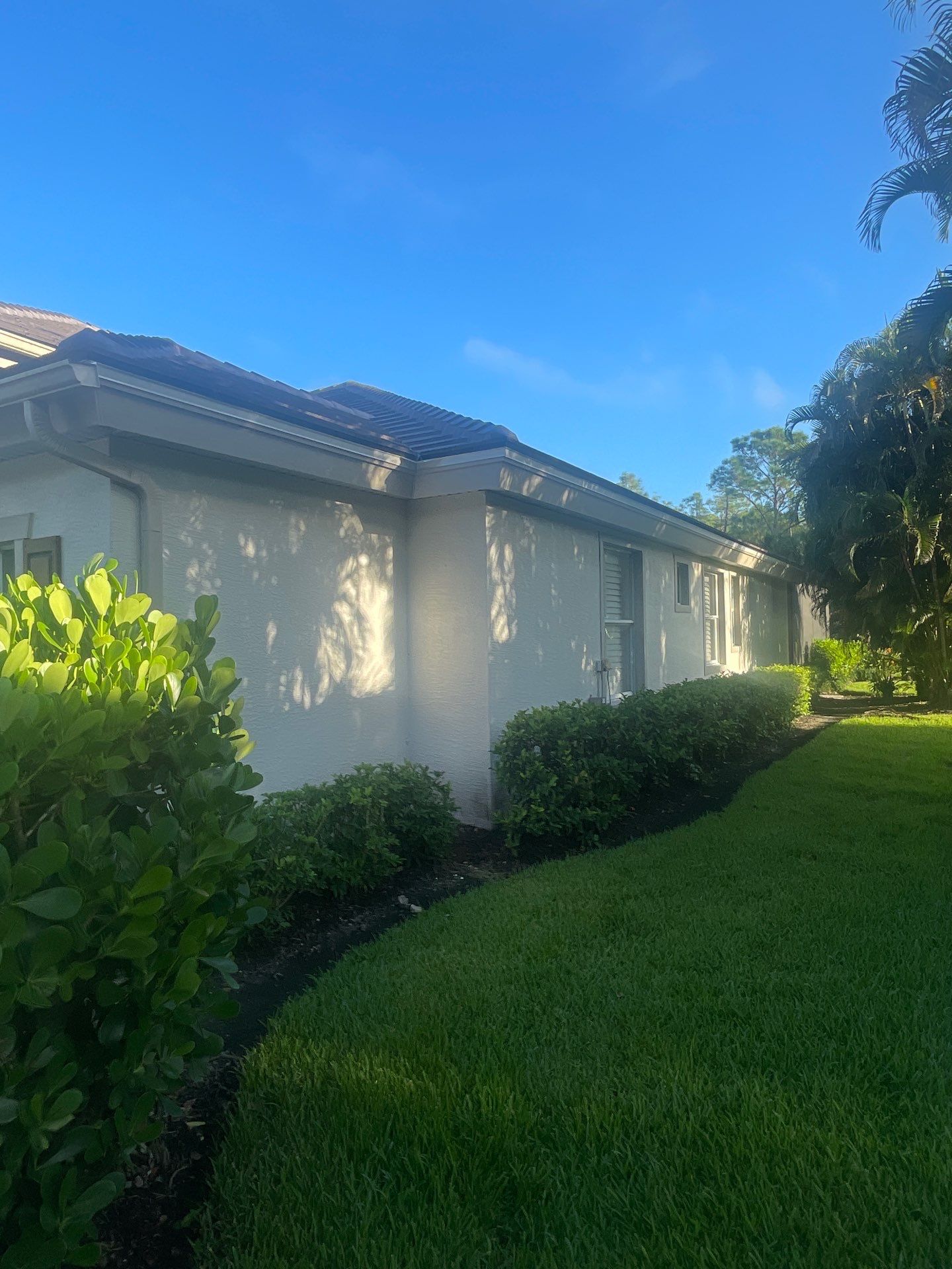 6-inch K-style Gutters with New Splash Guard in Bonita Spring FL by Gutter Professors