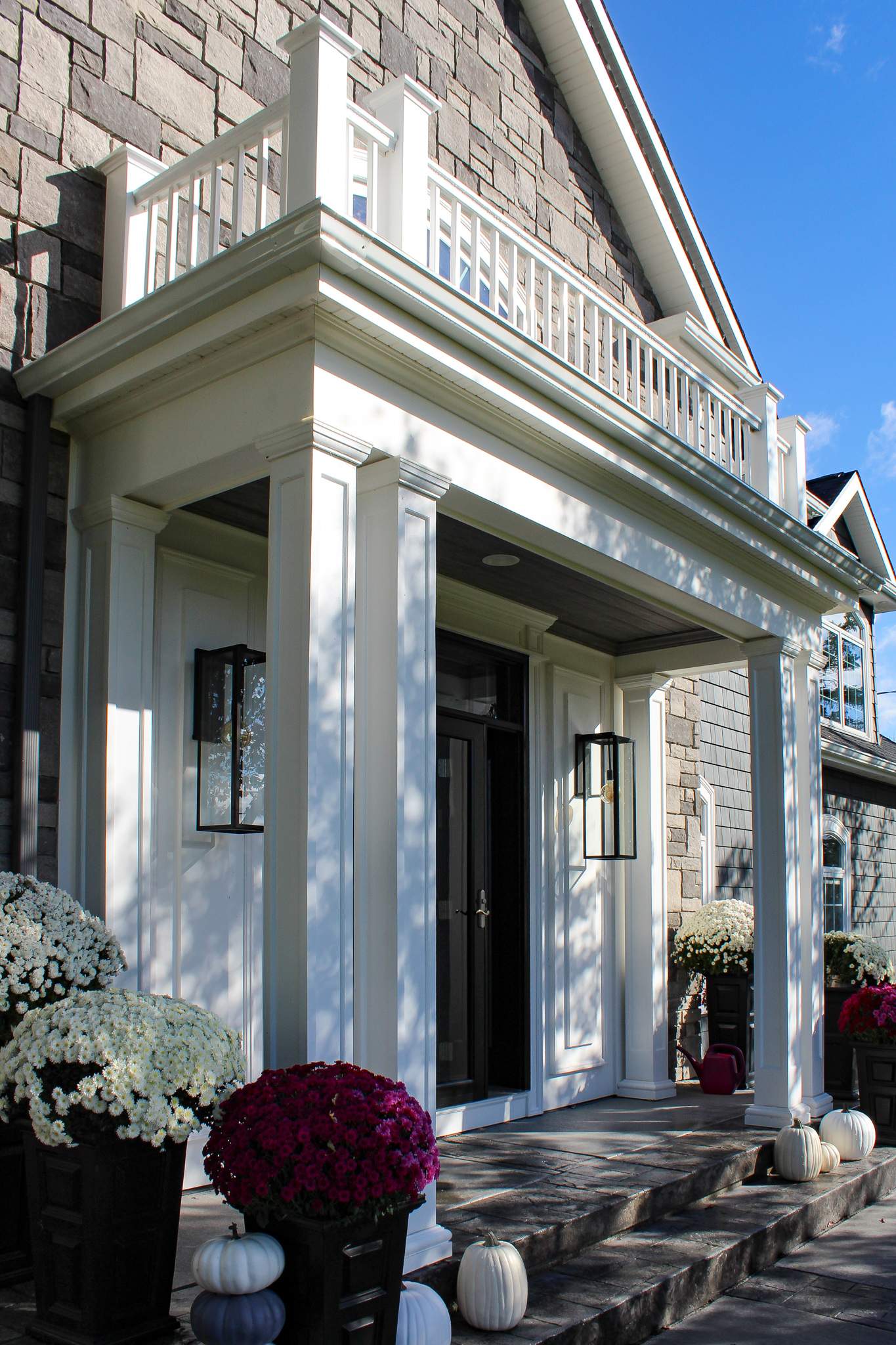Exterior Renovations- Siding, Concrete, Railings, and Entry Door  by Ivy Lea Construction