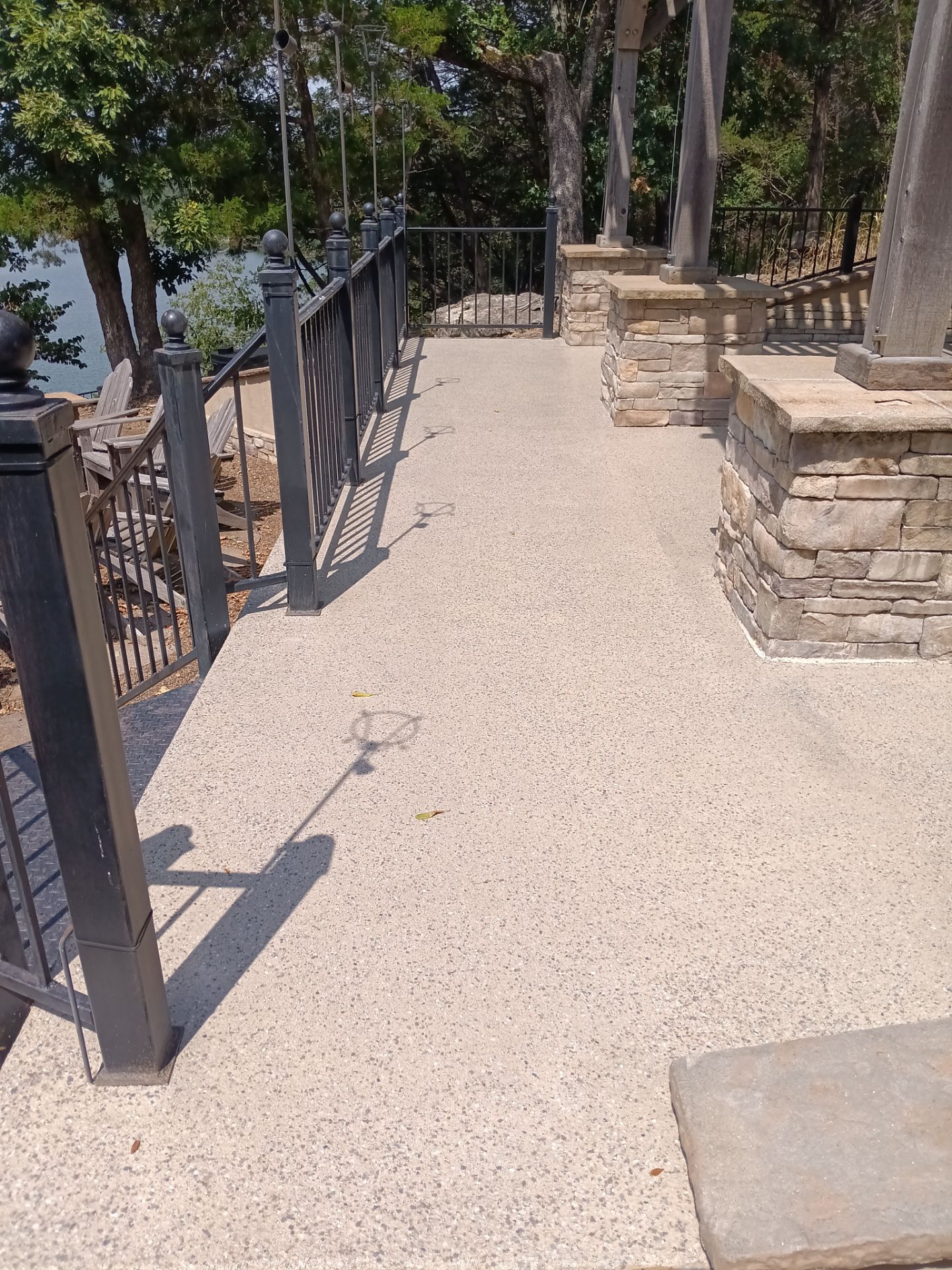 Project in Eureka Springs by Pace X Concrete Coatings