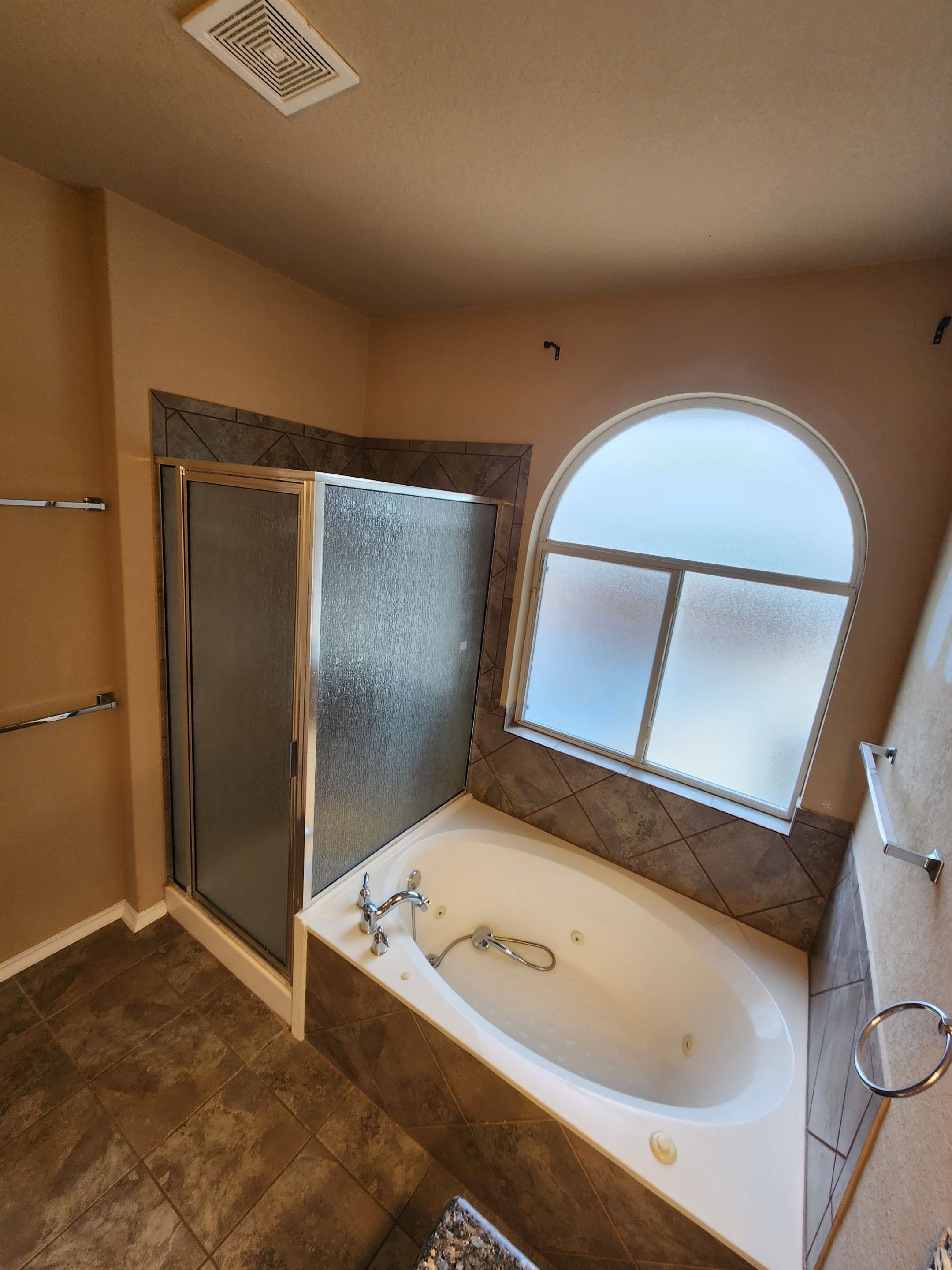 Large Walk In Shower Before and After by Legacy Bath and Kitchen 