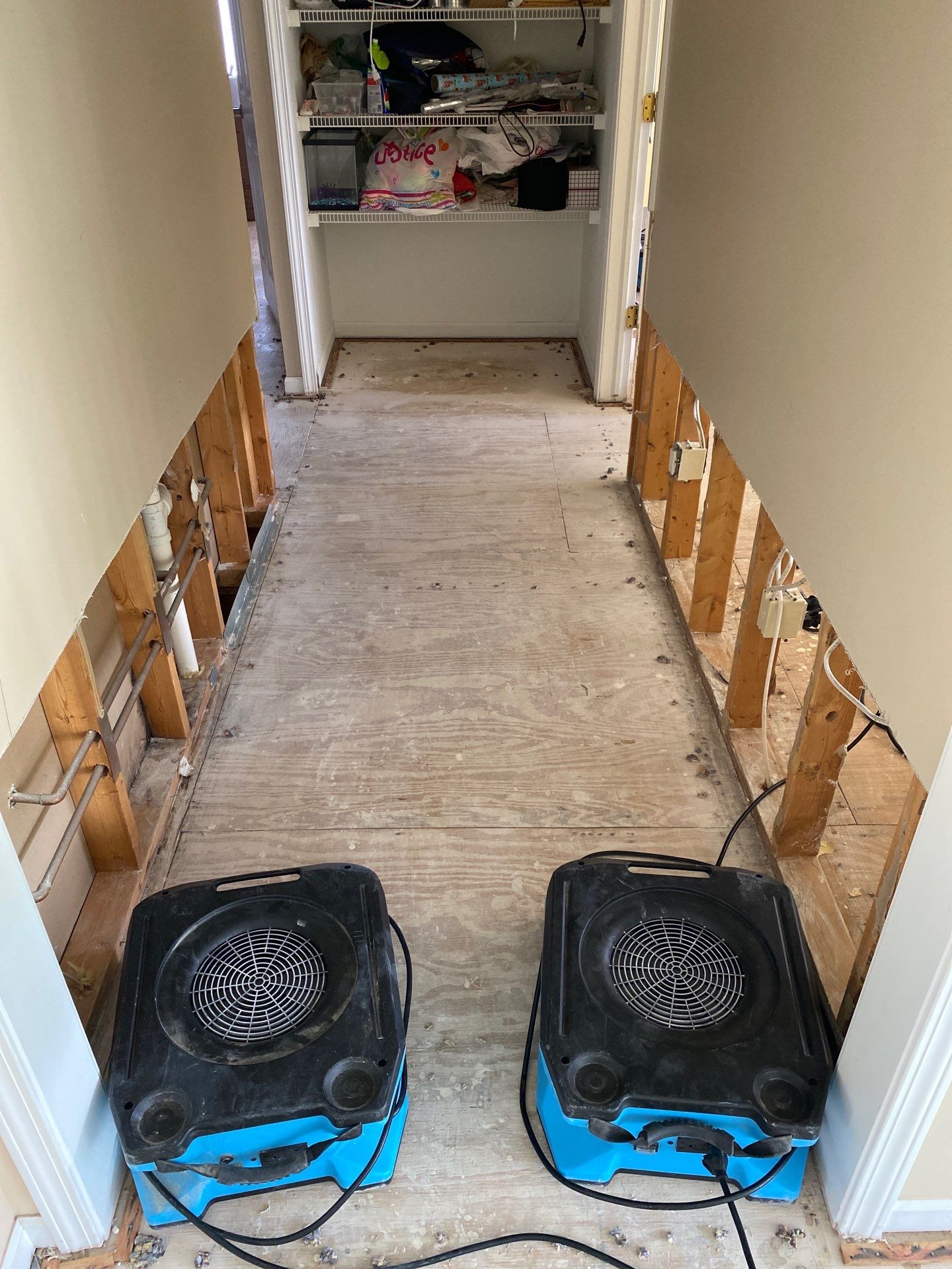 Project in Canton by EzDry Water Mitigation & Property Restoration