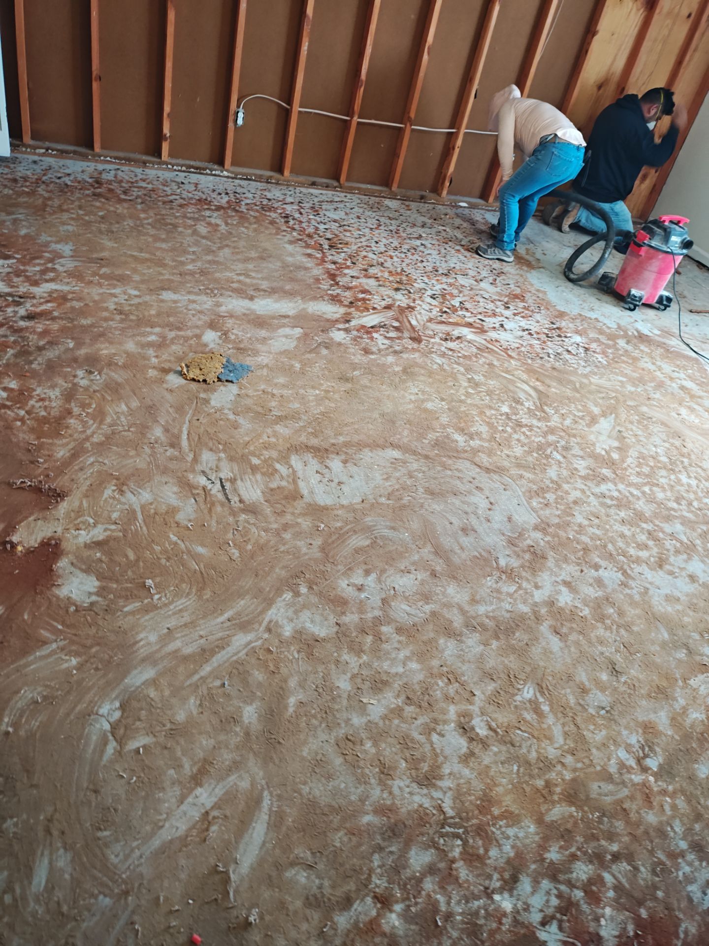 Interior Renovation Featuring Stone Fireplace and Subfloor Restoration in Valdosta by Trinity General Contracting Pros