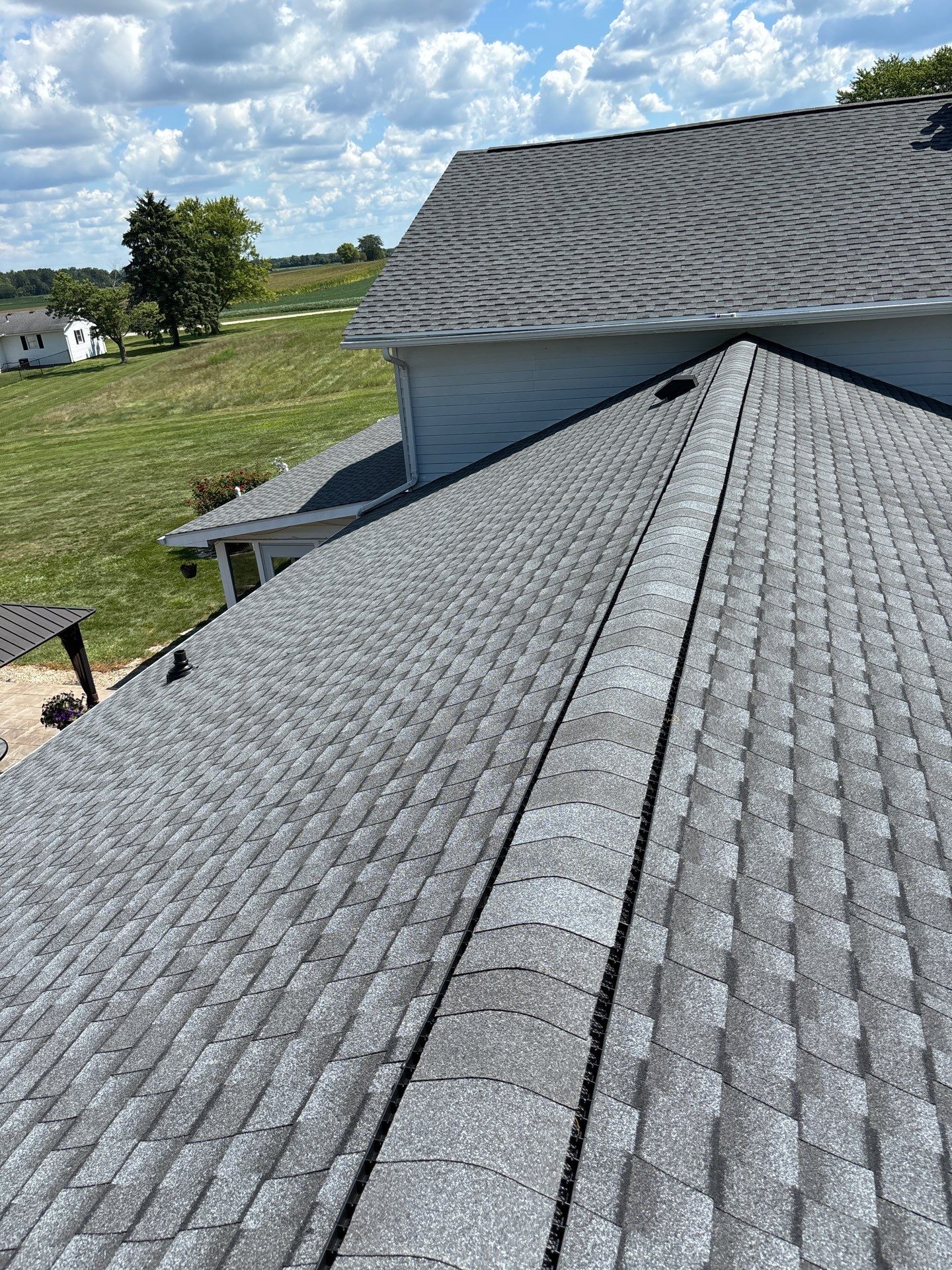 Residential Roofing Installation using Timberline UHDZ Shingles - Pewter Gray by RoofX 