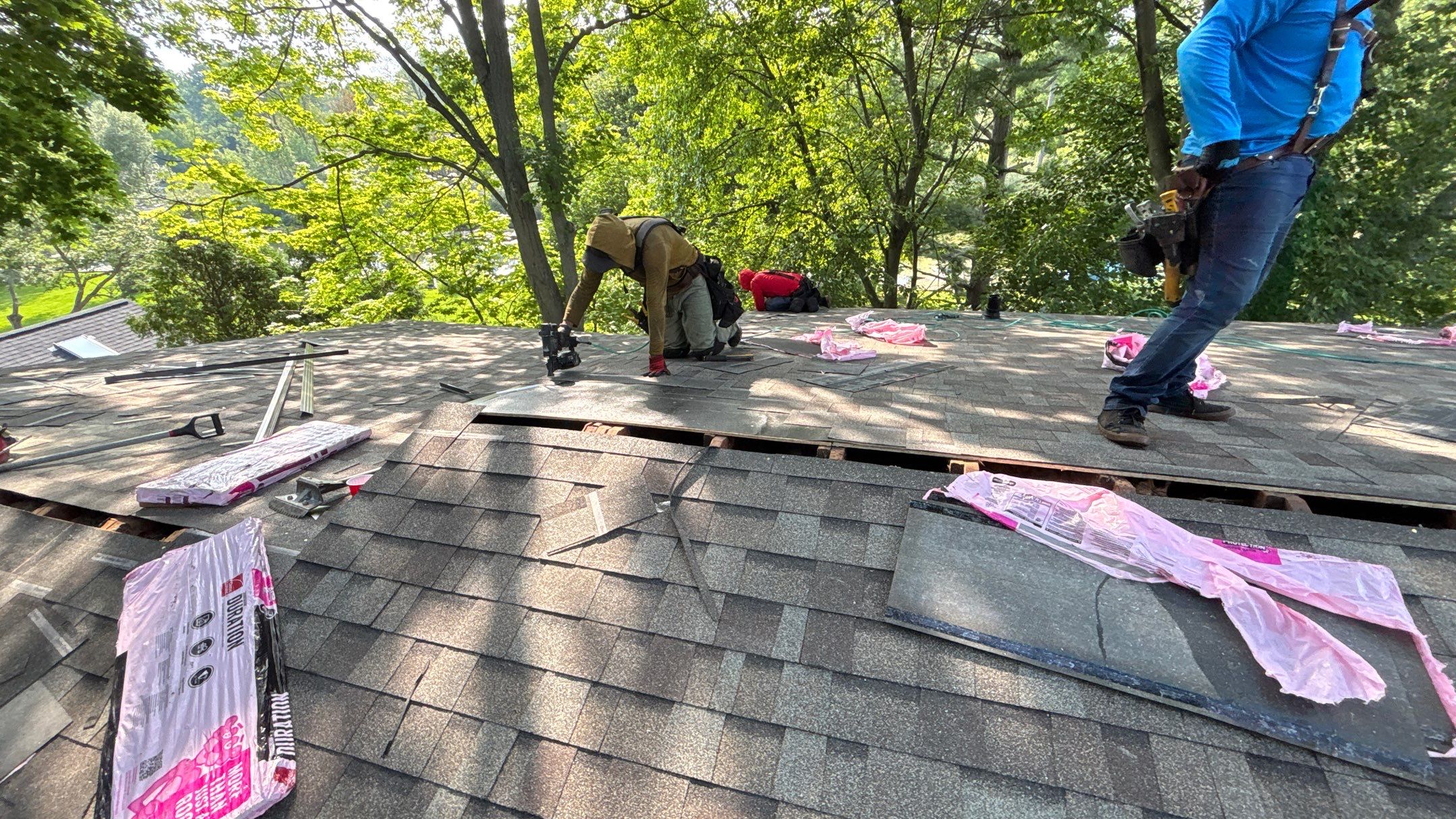 Roof Replacement using Owens Corning Driftwood by 180 Contractors