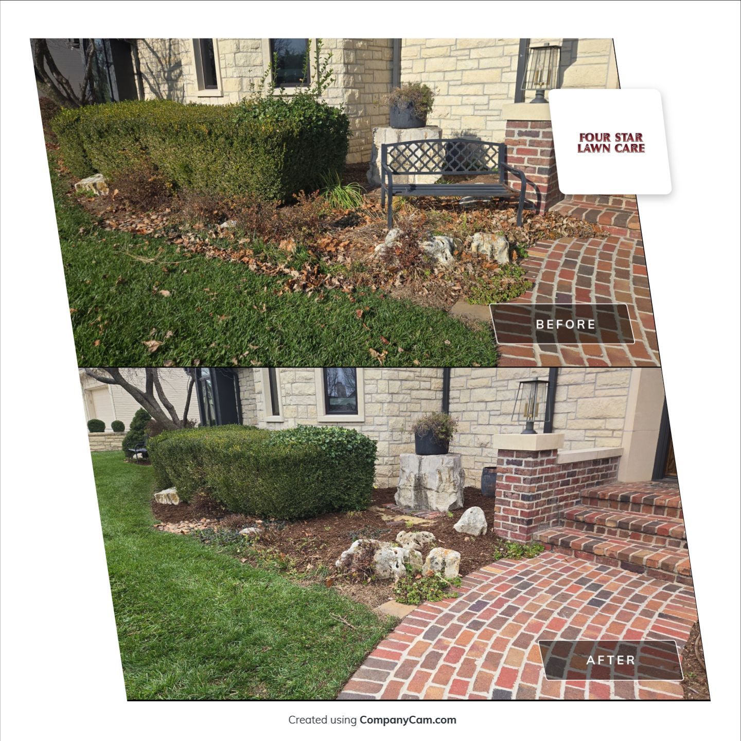Project in Wichita by Four Star Lawn Care