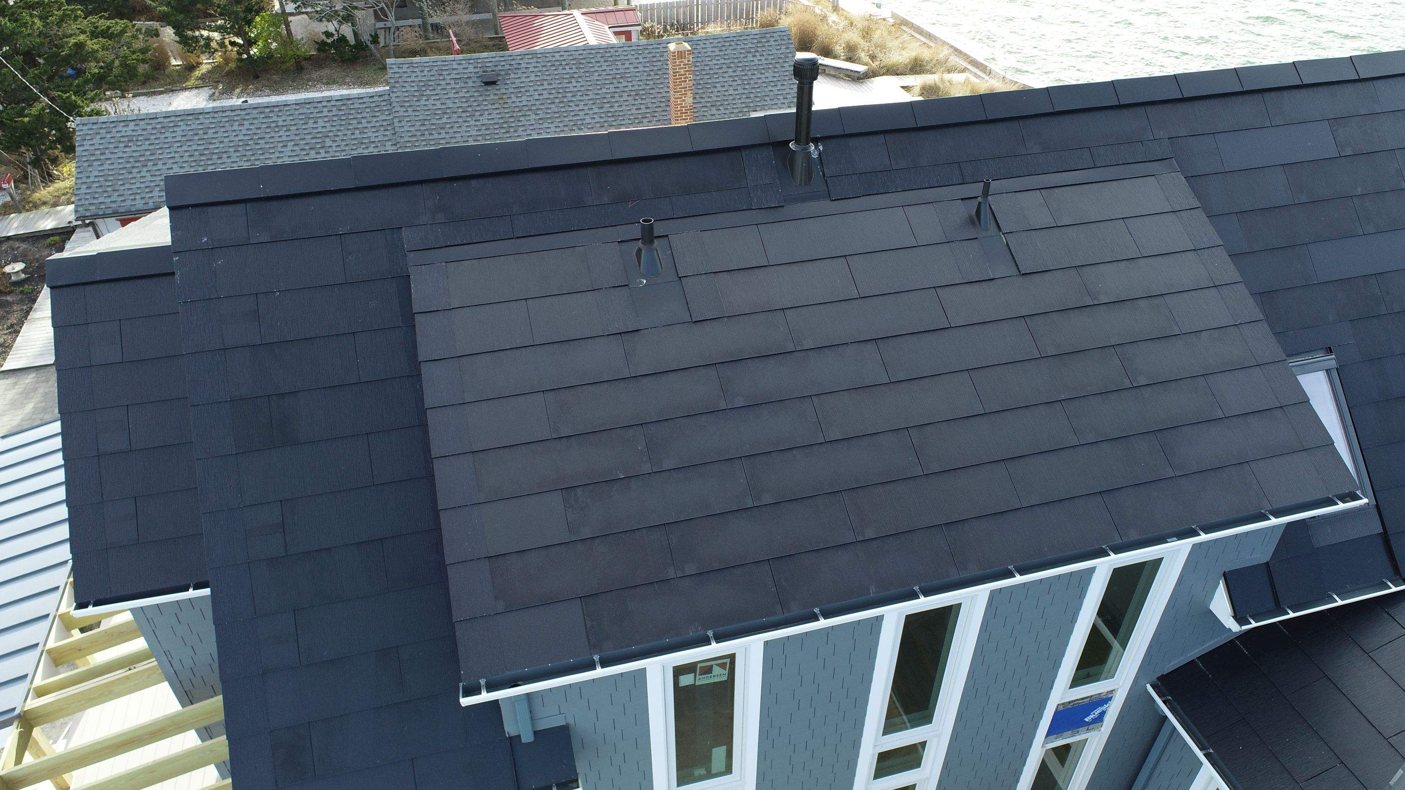 Tesla Solar Roof Long Beach Island New Jersey by American Home Contractors