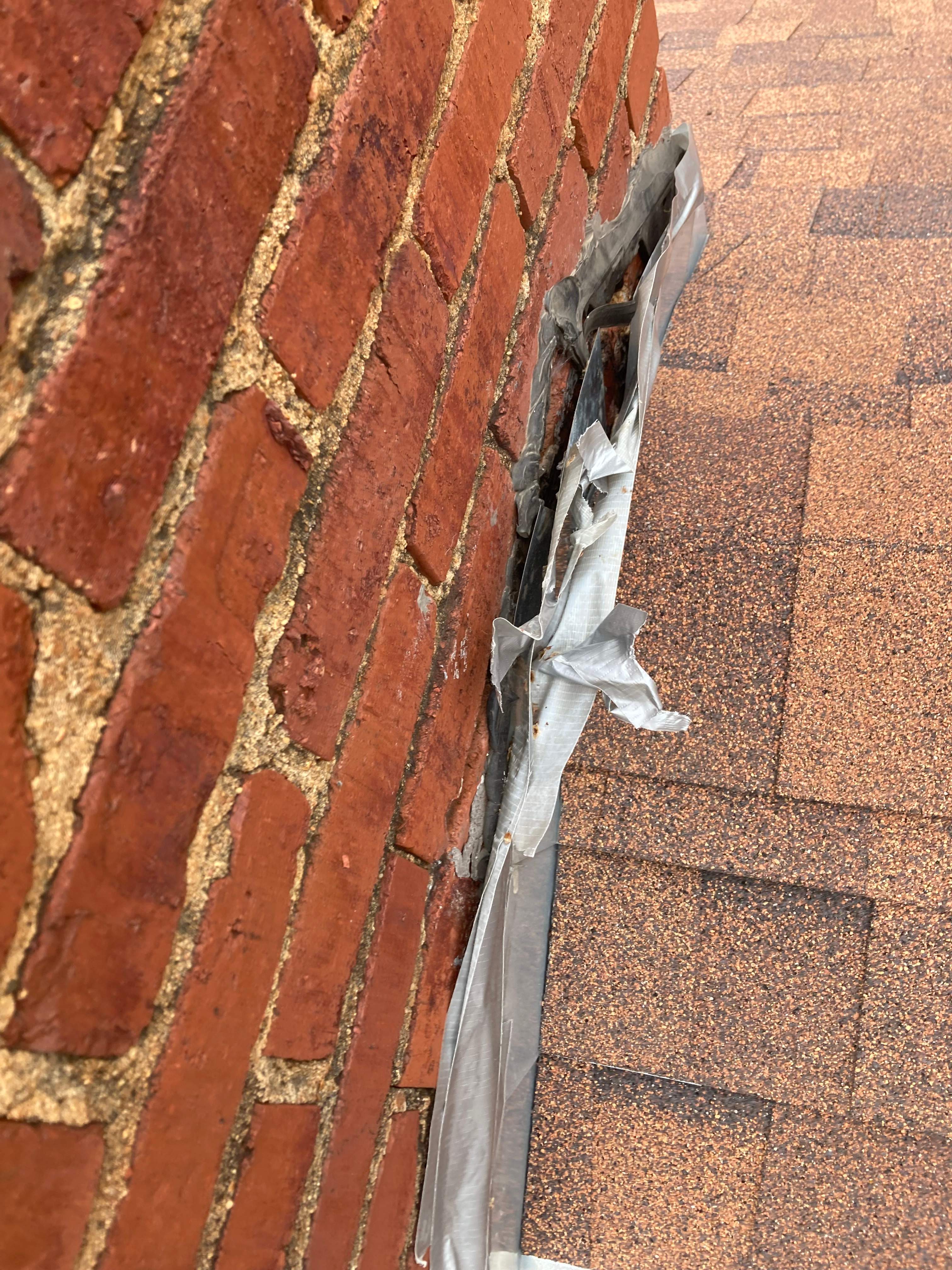 Chimney flashing using Chimney flashing kit by In & Out Construction & Remodeling, LLC