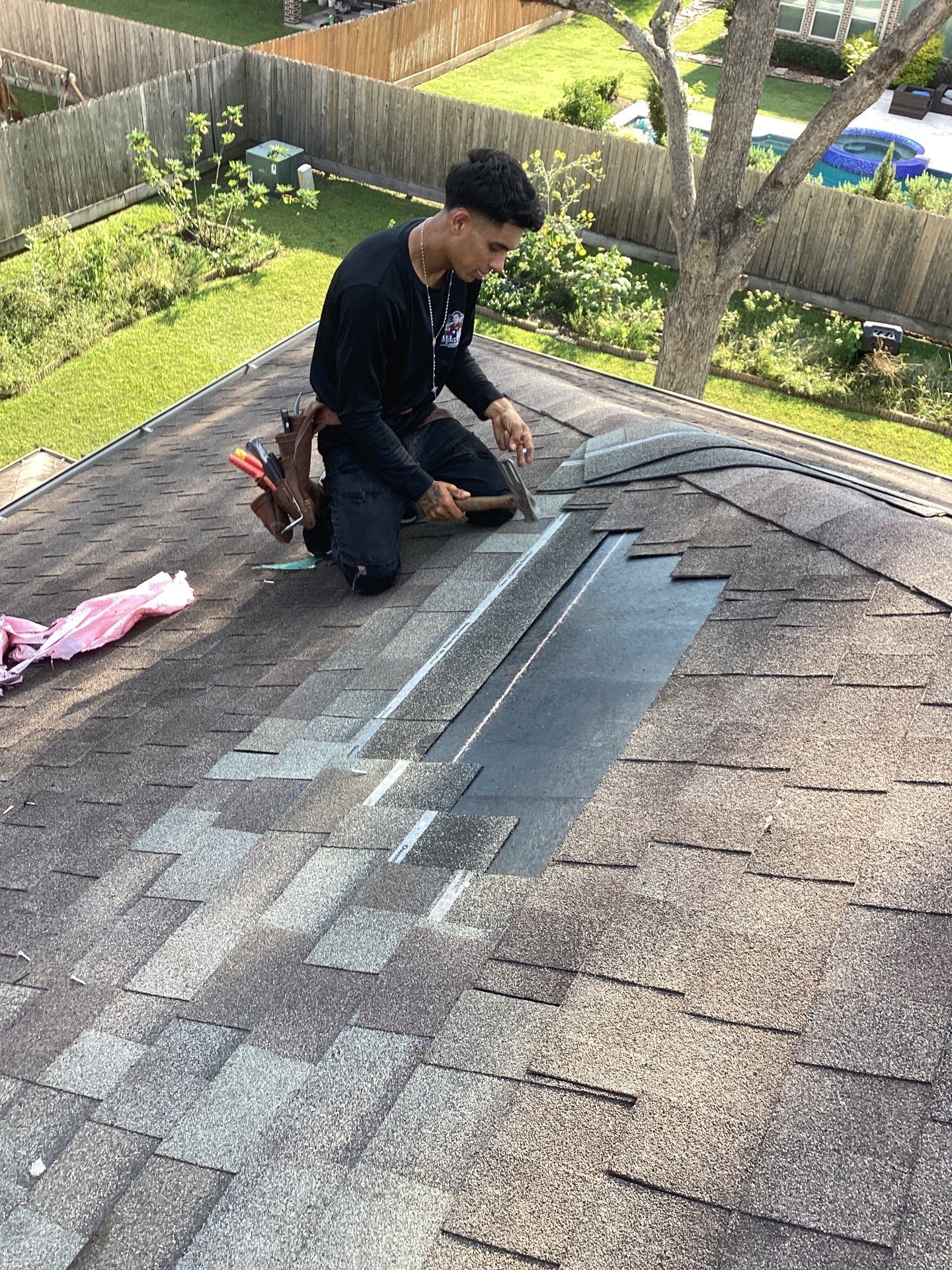 Residential Roofing Repair using Owen's Corning Duration (Lifetime) Shingles by Roof Repair Company