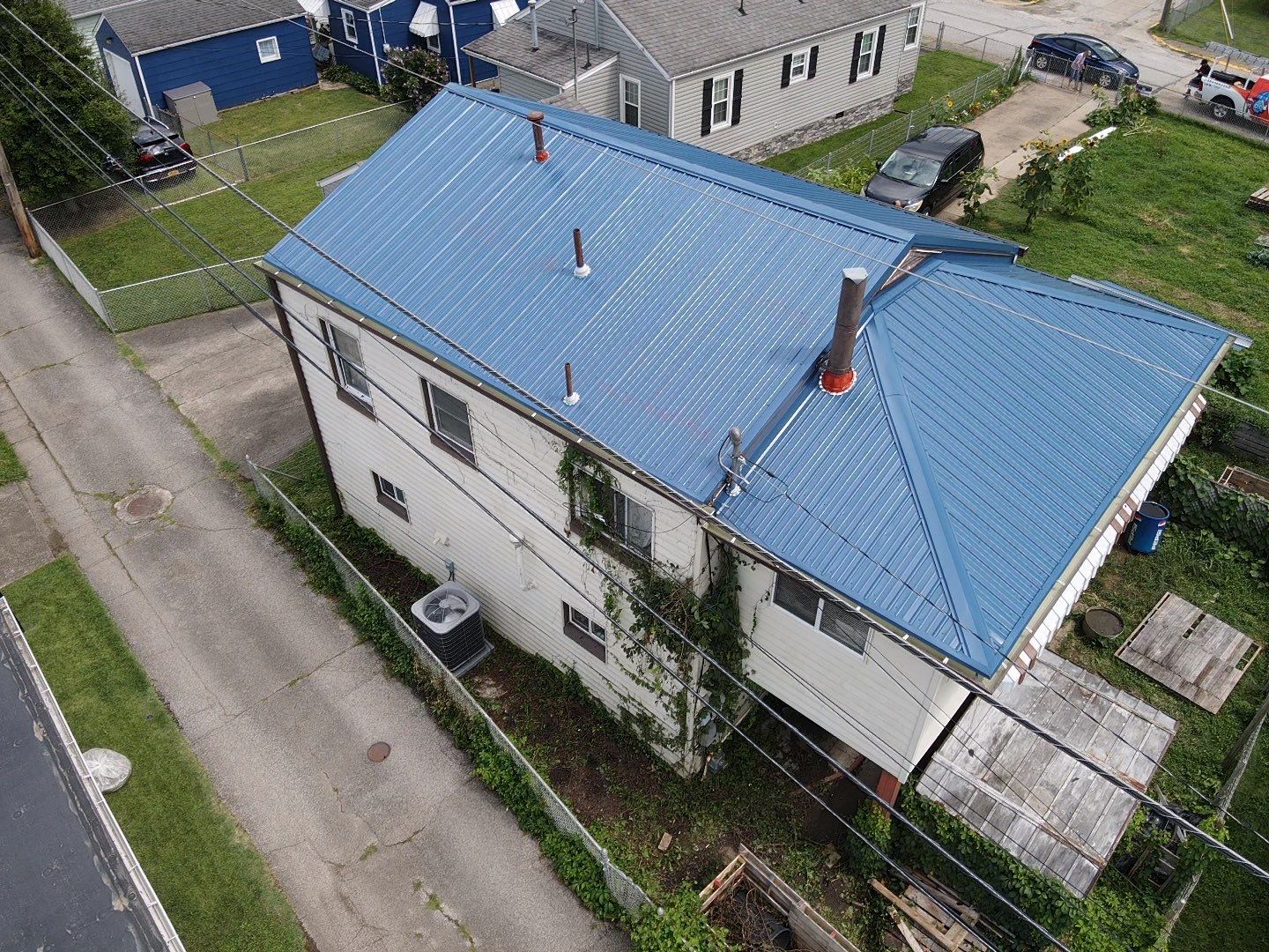 Residential Roofing Installation using Metal by Rainstoppers Roofing