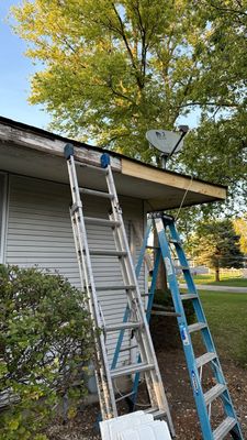 Turtle Shell gutter protection installation in Morris, IL 60450, photograph 36
