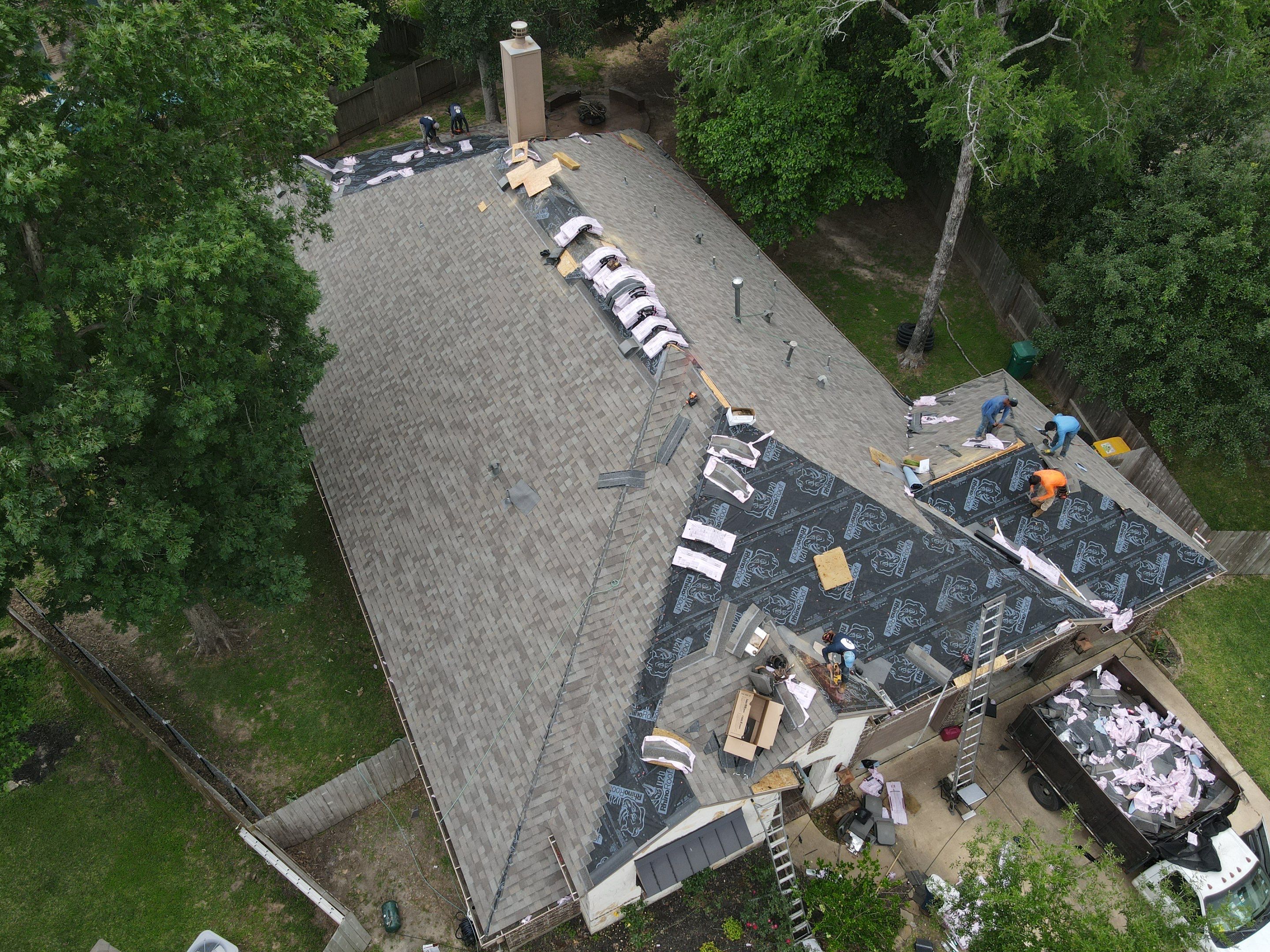 Residential Roofing Installation using Owen's Corning Duration by Roof Concepts Construction