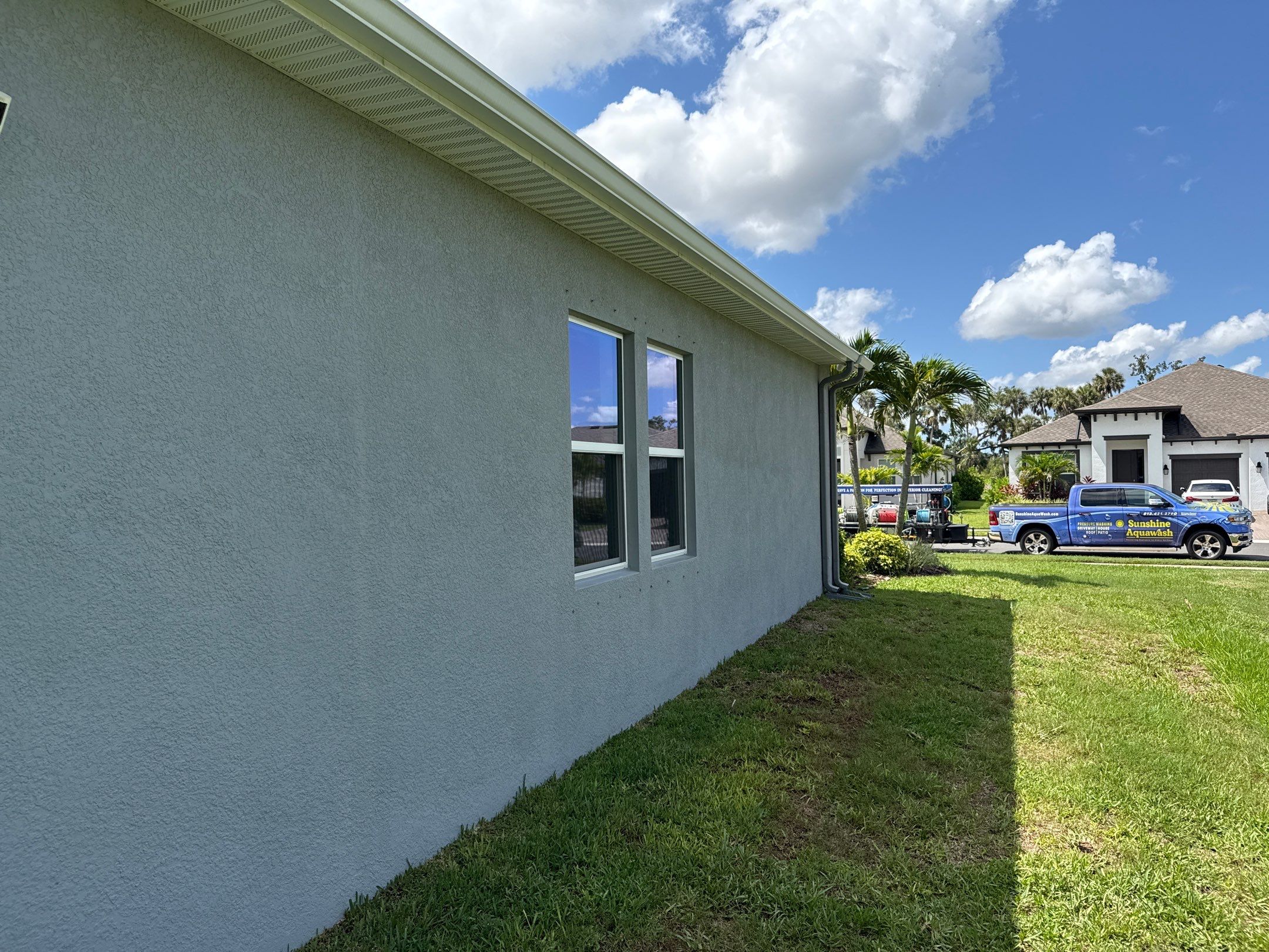 Complete Exterior Cleaning – Trevesta Community, Palmetto, FL by Sunshine AquaWash