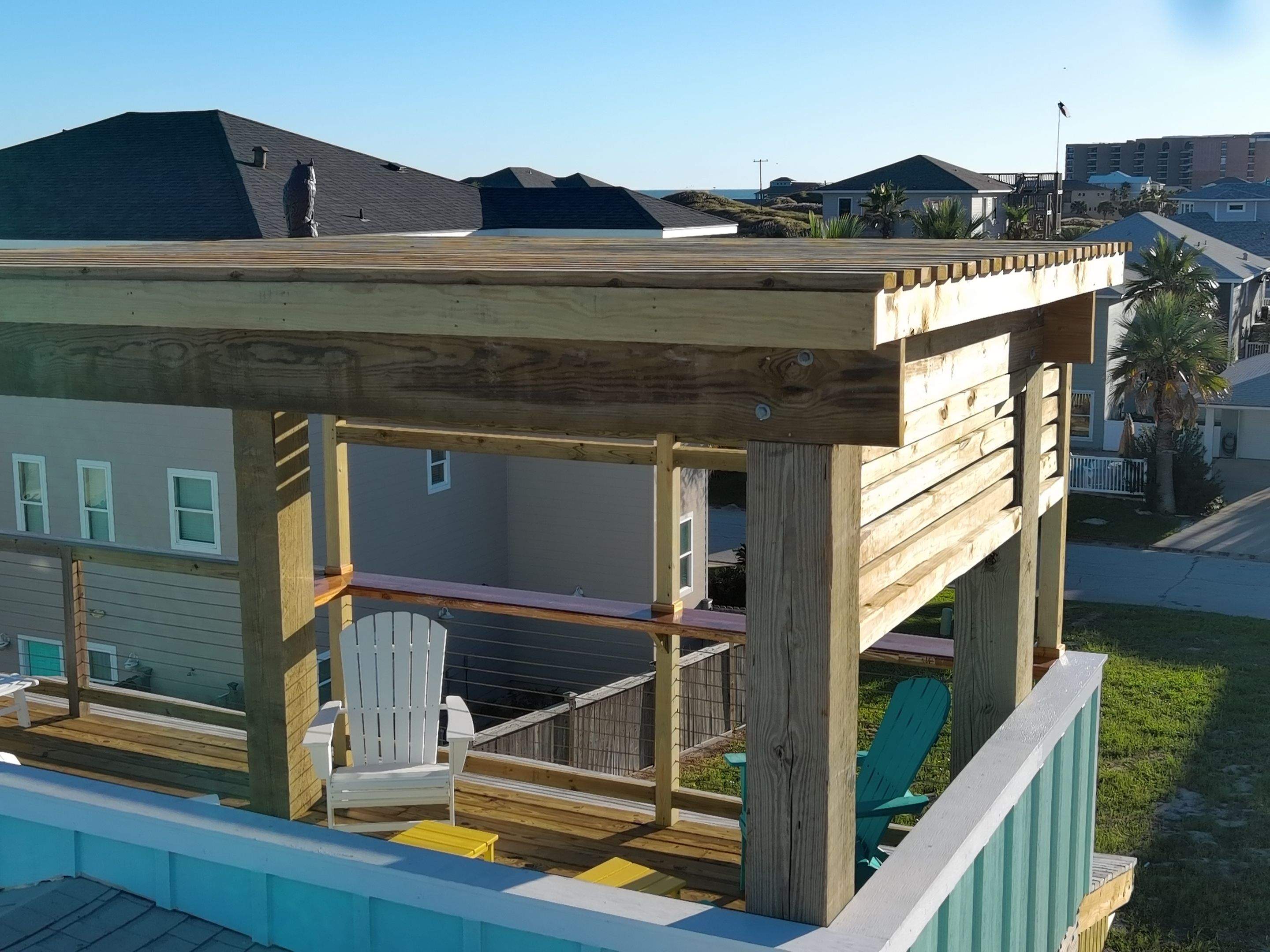 Roof Top Clubhouse on the Beach by Bayfront Roofing and Construction