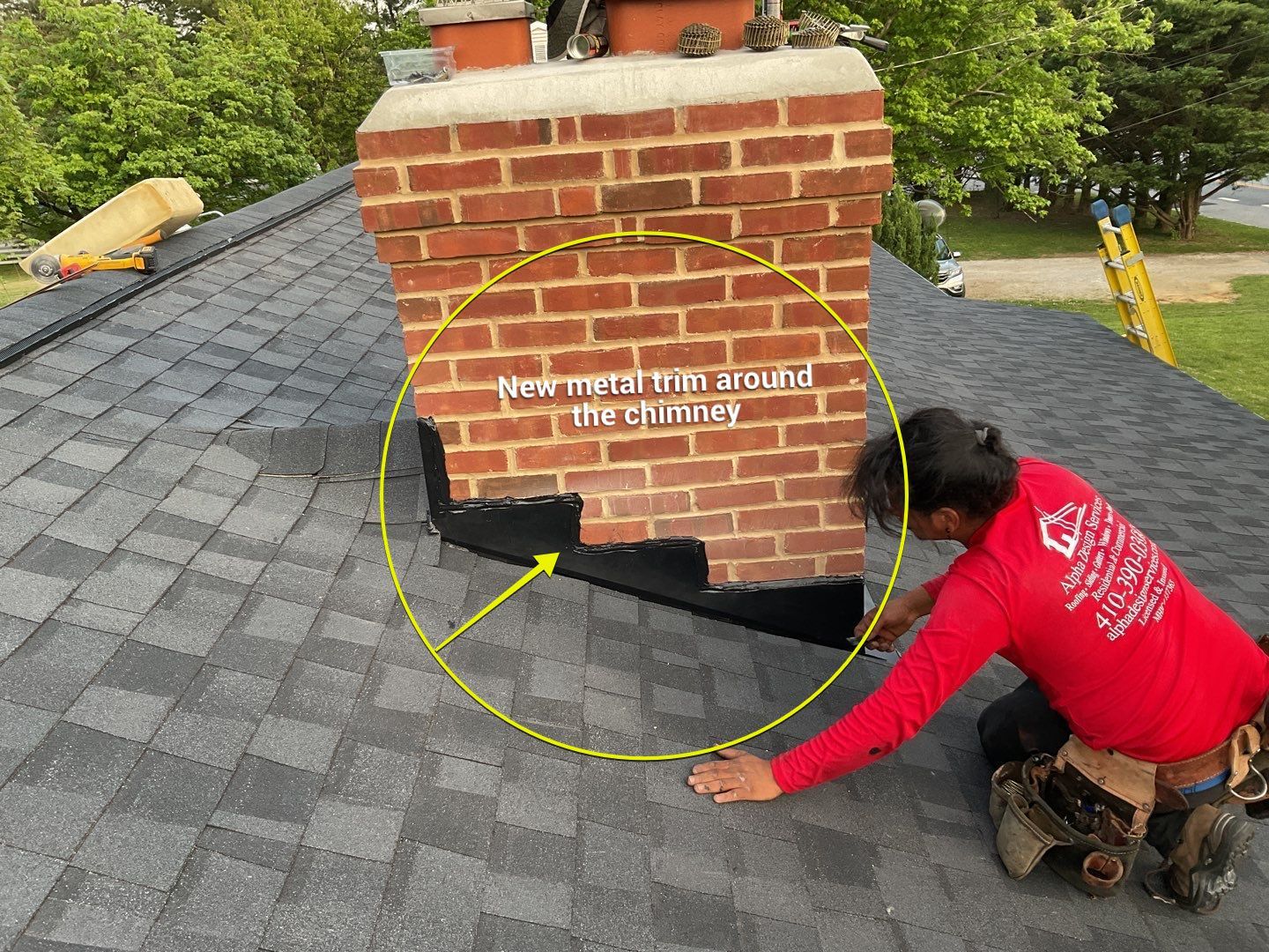 Residential Roofing Installation using CertainTeed Shingles by Alpha Design Services