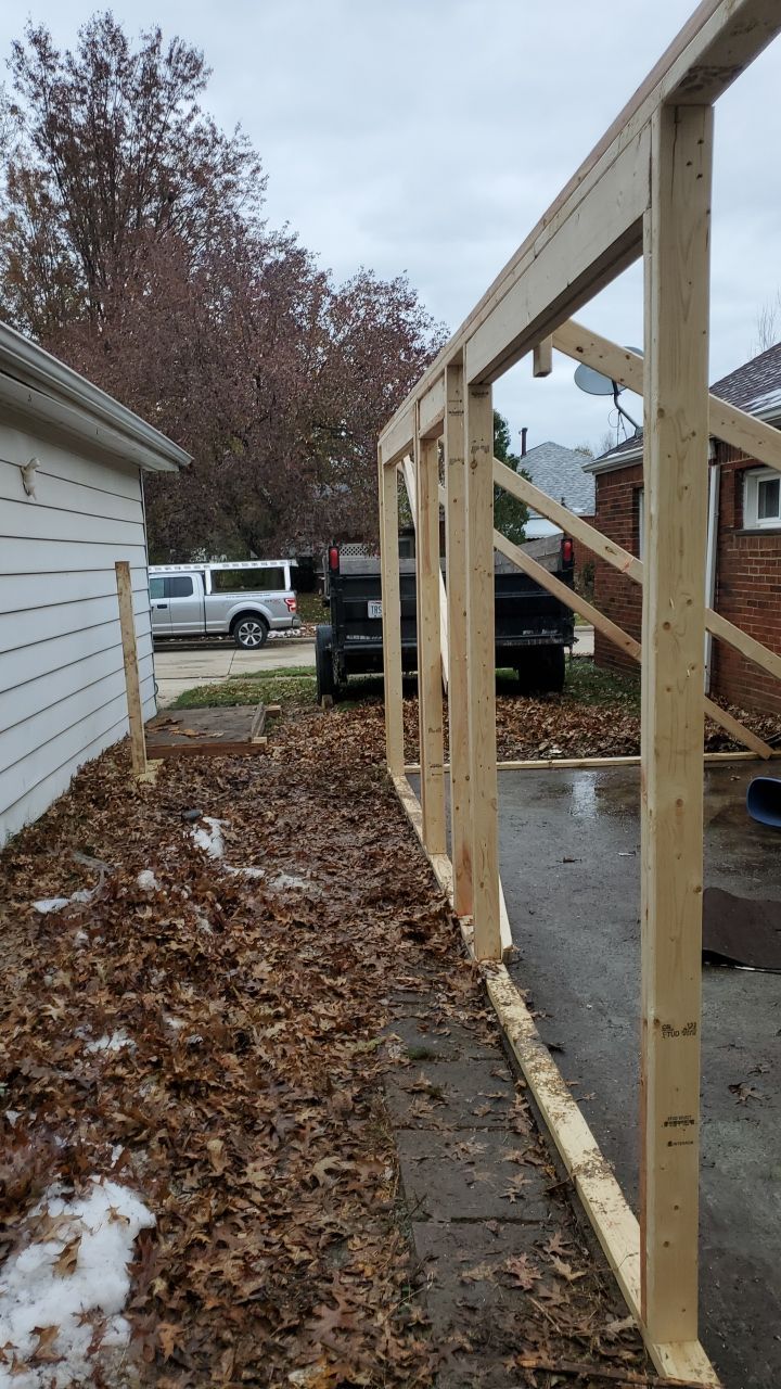 Tree Destroyed Patio Room by Absolute Roofing and Construction