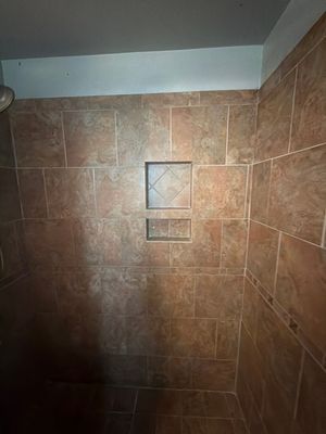 Elevated Bathroom Renovation featuring Oceanic Tile in Ormond Beach
