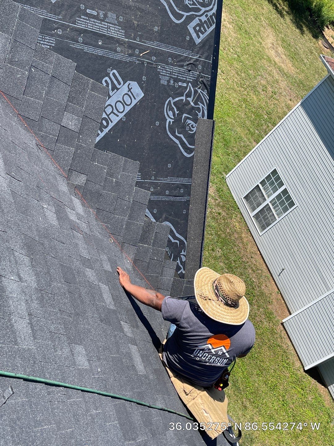 Insurance Paid for this New Owens Corning Oakridge Roofing System by Undersun Roofing 