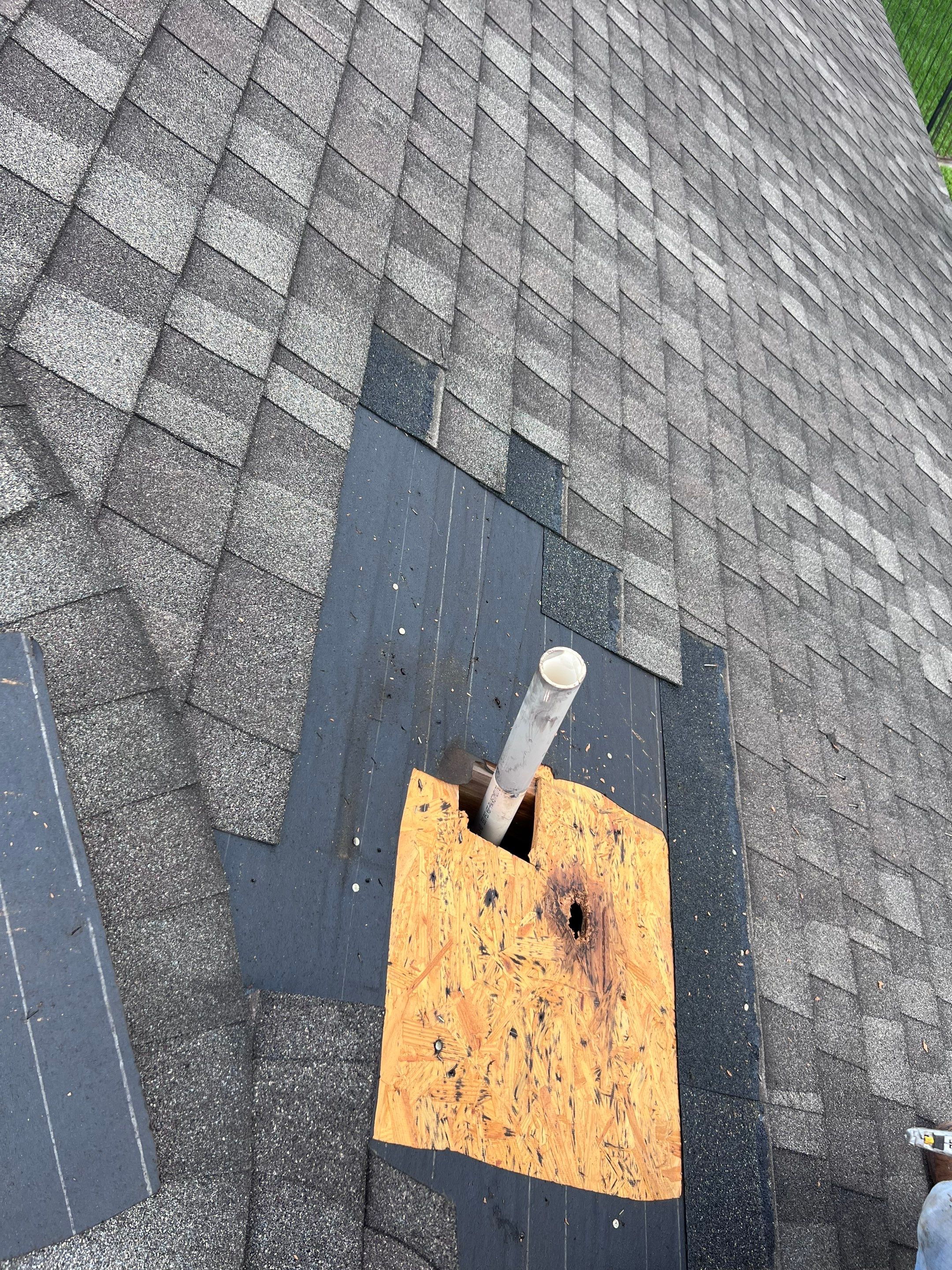 Hail Damage using Owen's Corning Duration (Lifetime) Shingles by Roof Repair Company