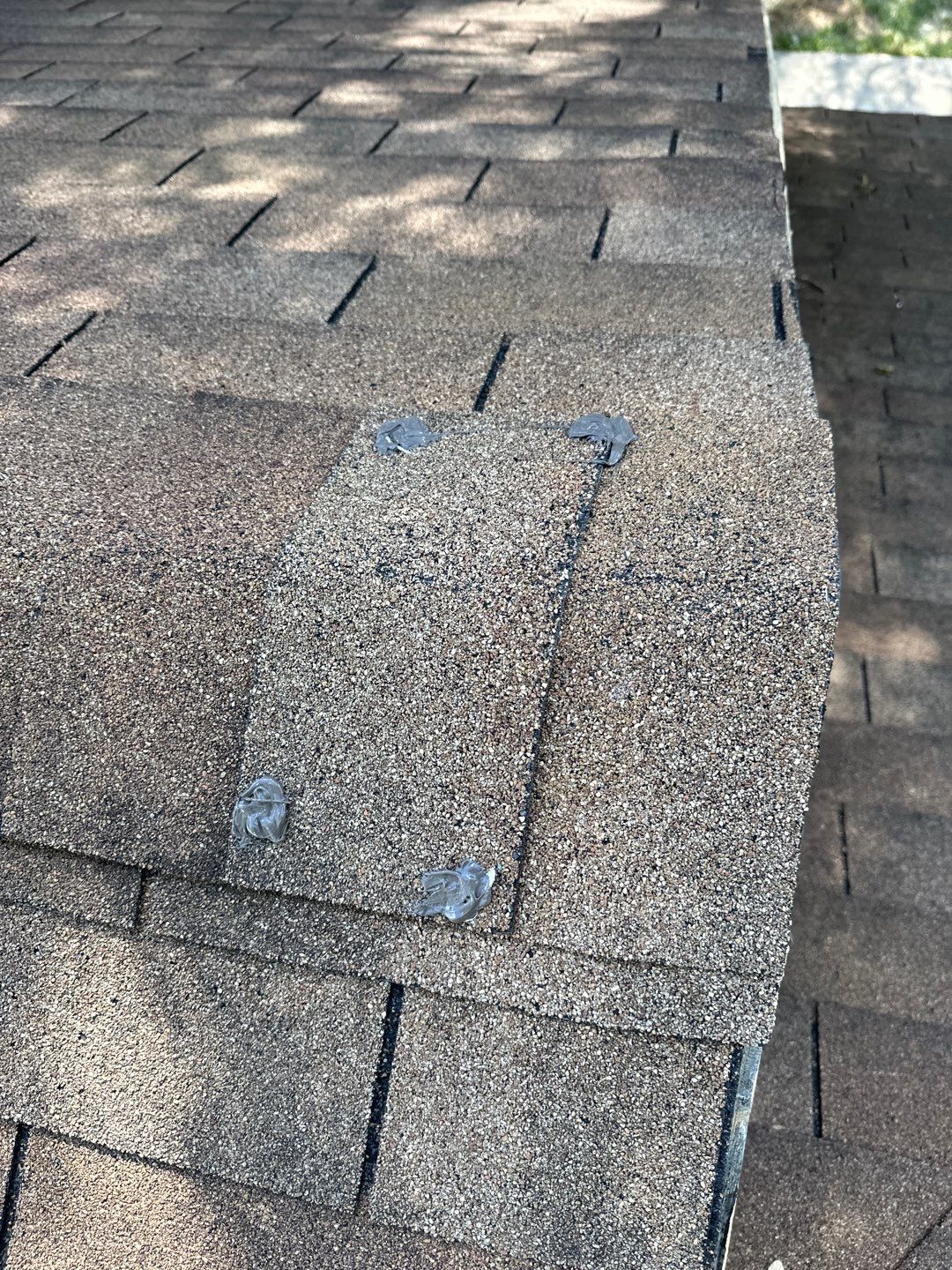 Hail Damage using Owen's Corning Duration (Lifetime) Shingles by Roof Repair Company
