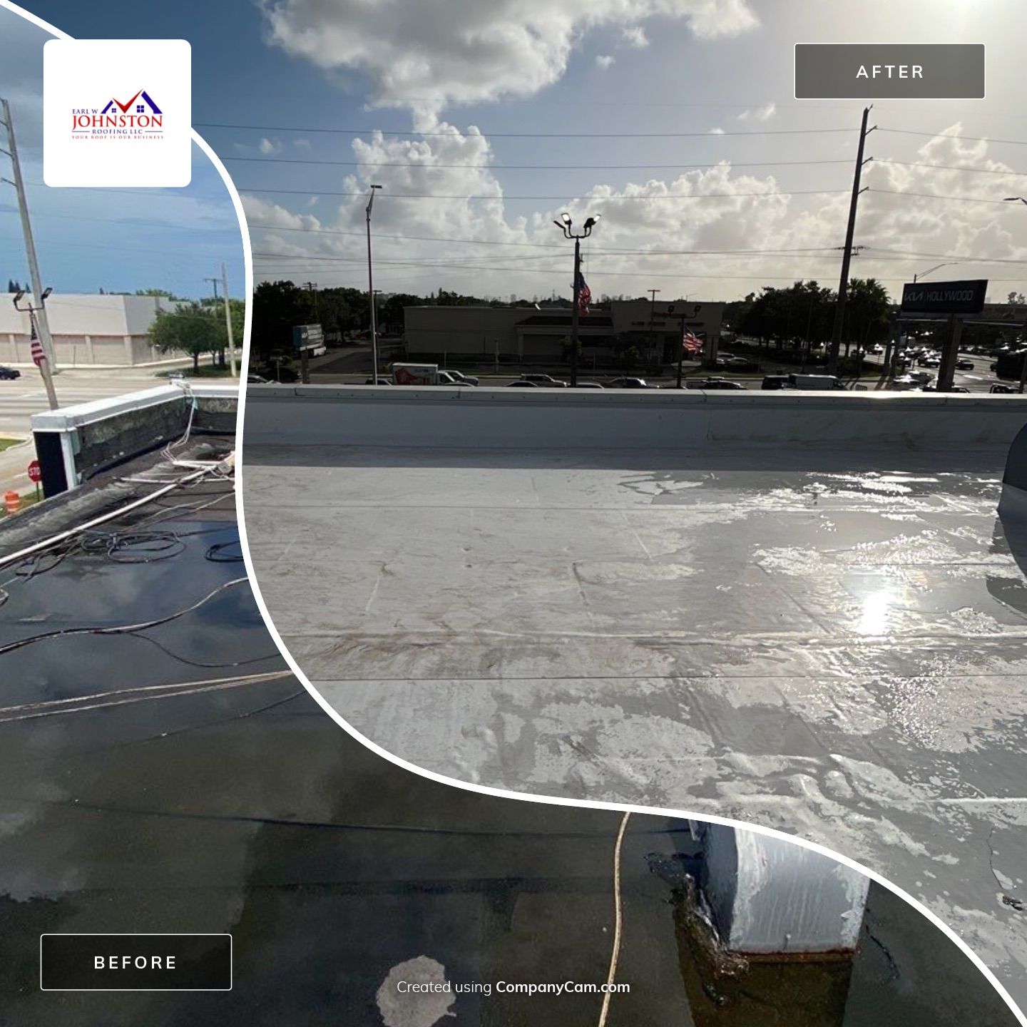 COMMERCIAL REROOF GAF TPO EVERGUARD 60 MIL SMOOTH WITH 1-1/2" INSULATION by Earl W. Johnston Roofing LLC