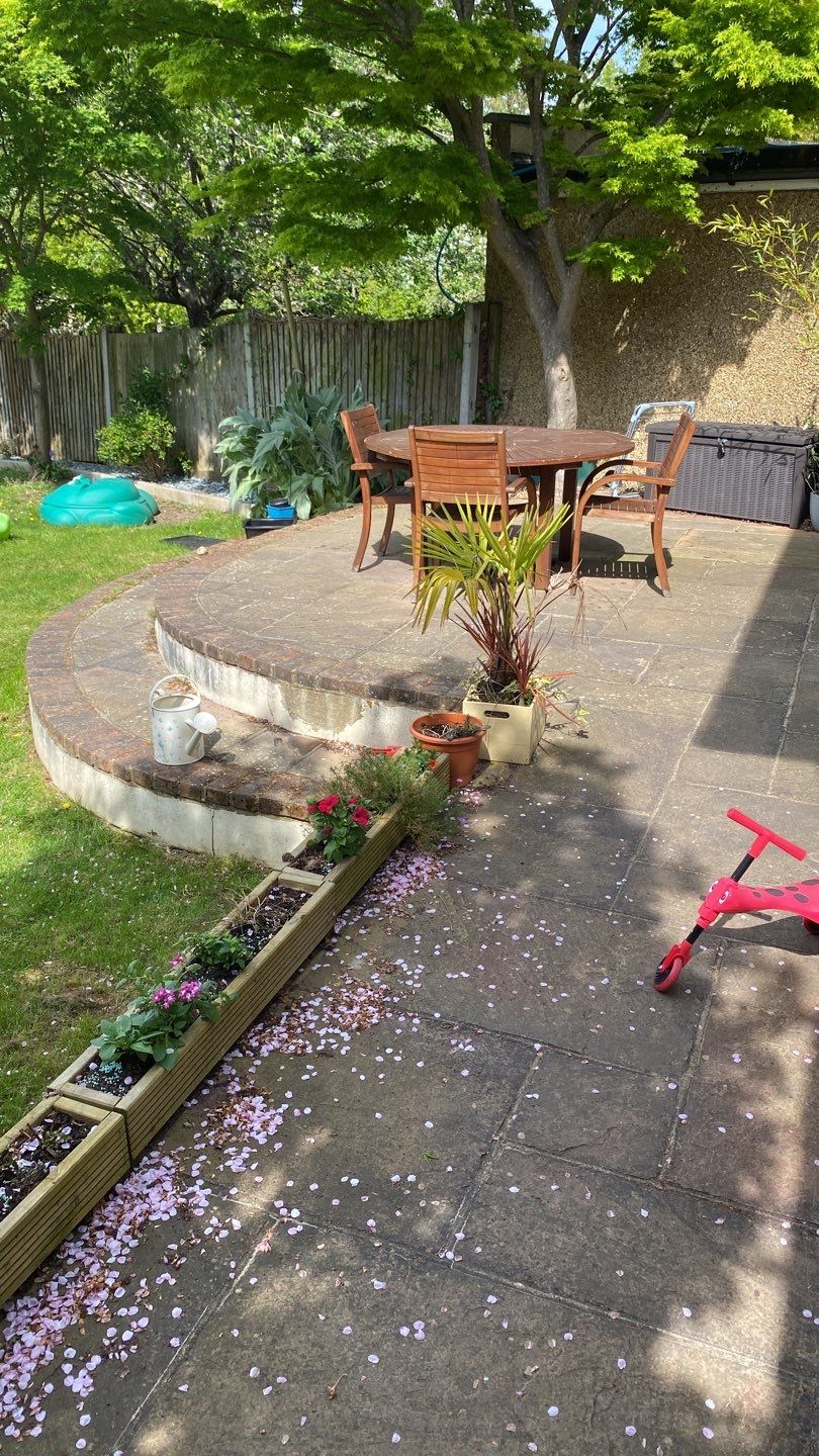 Driveway And Patio Clean using honda 21 ltr/min by Ges Exterior Cleaning ltd