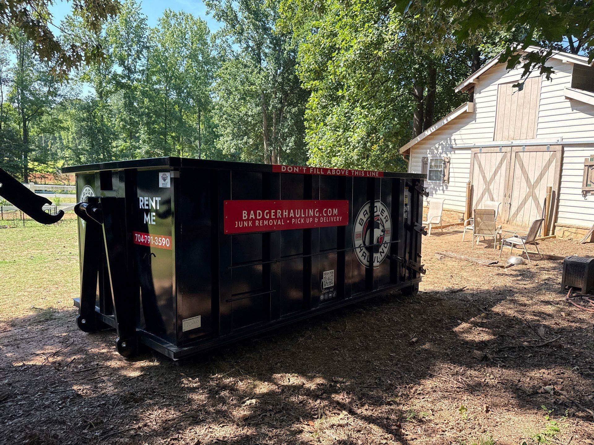 Project in Marvin by Badger Hauling