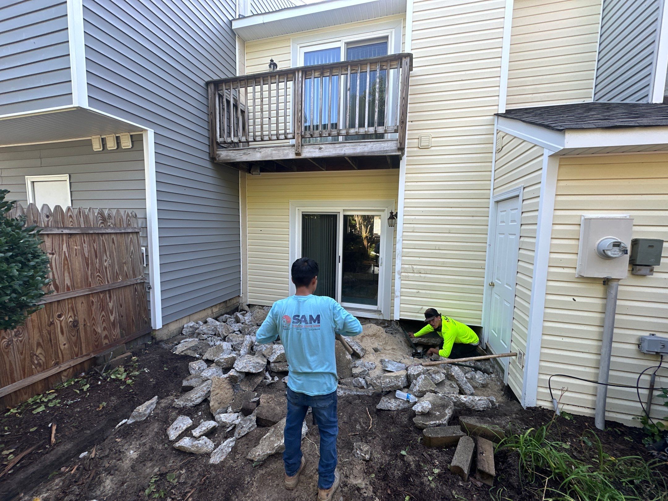 Project in Virginia Beach by Sam The Concrete Man Virginia Beach